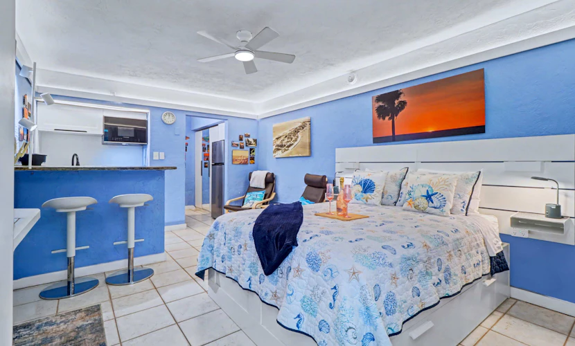 Coastal dog friendly condo with observation deck best Gulf sunset views