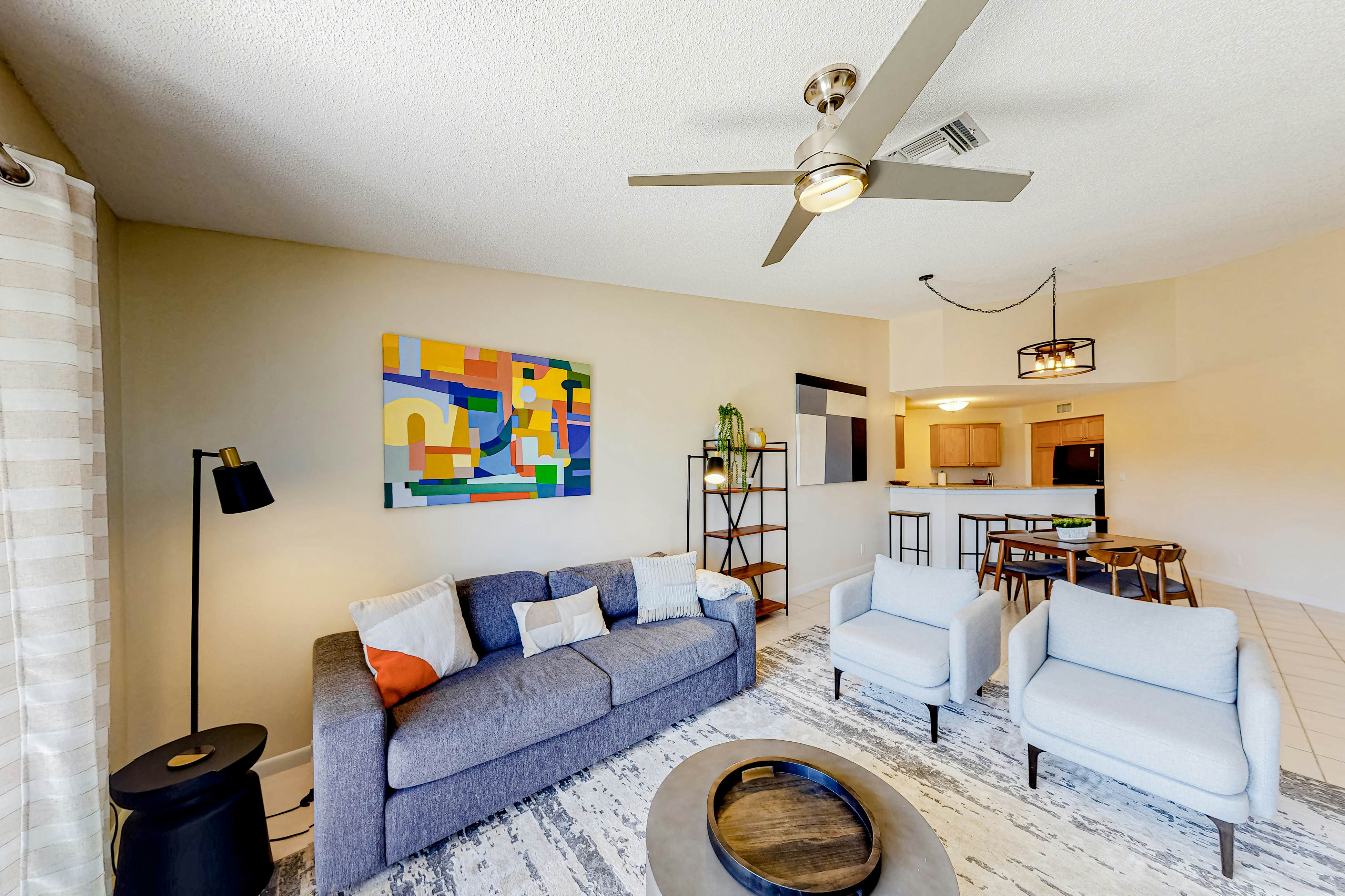 2nd-Floor Condo Overlooking Country Club Greens w/Free WiFi, AC, and Shared Pool