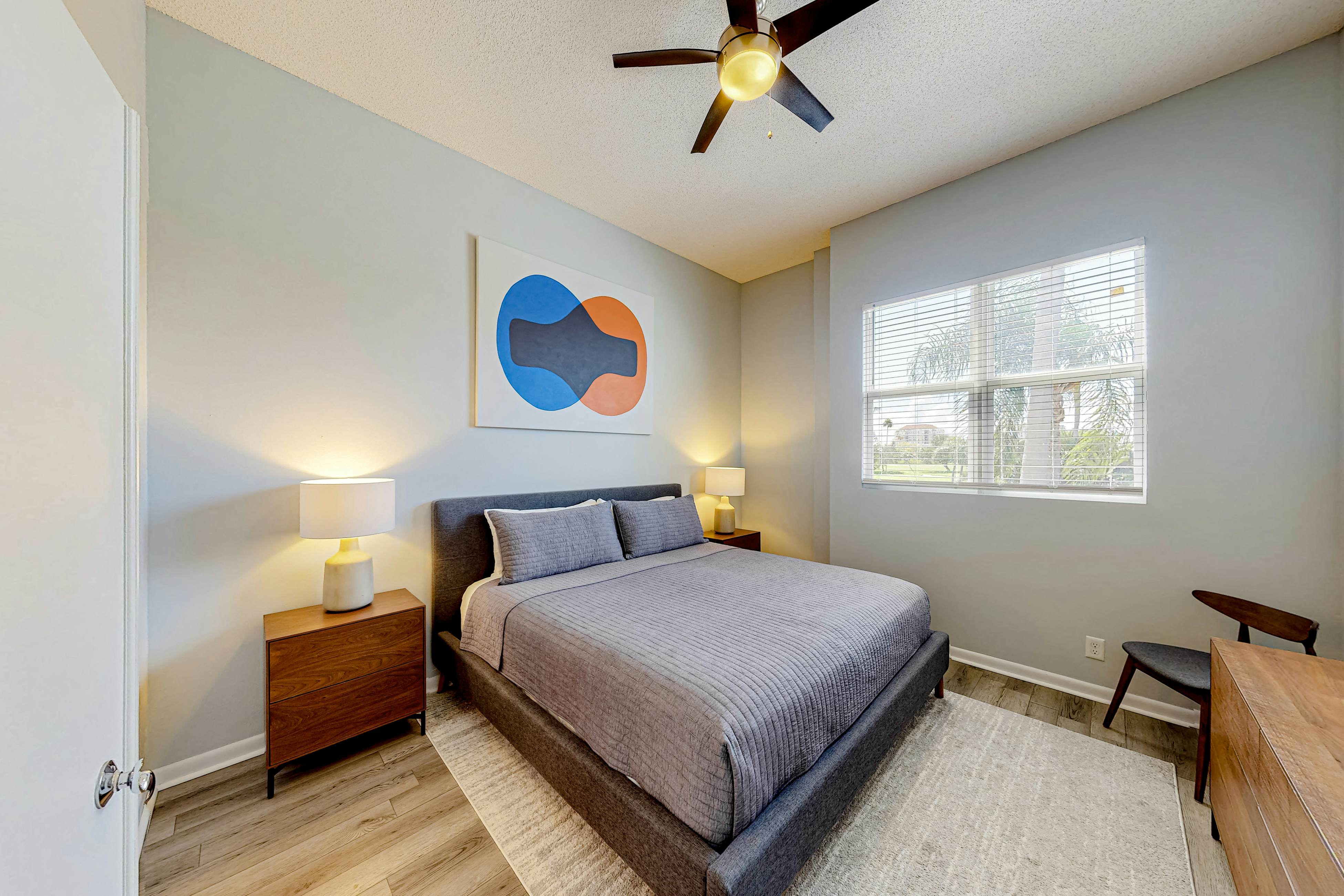 2nd-Floor Condo Overlooking Country Club Greens w/Free WiFi, AC, and Shared Pool