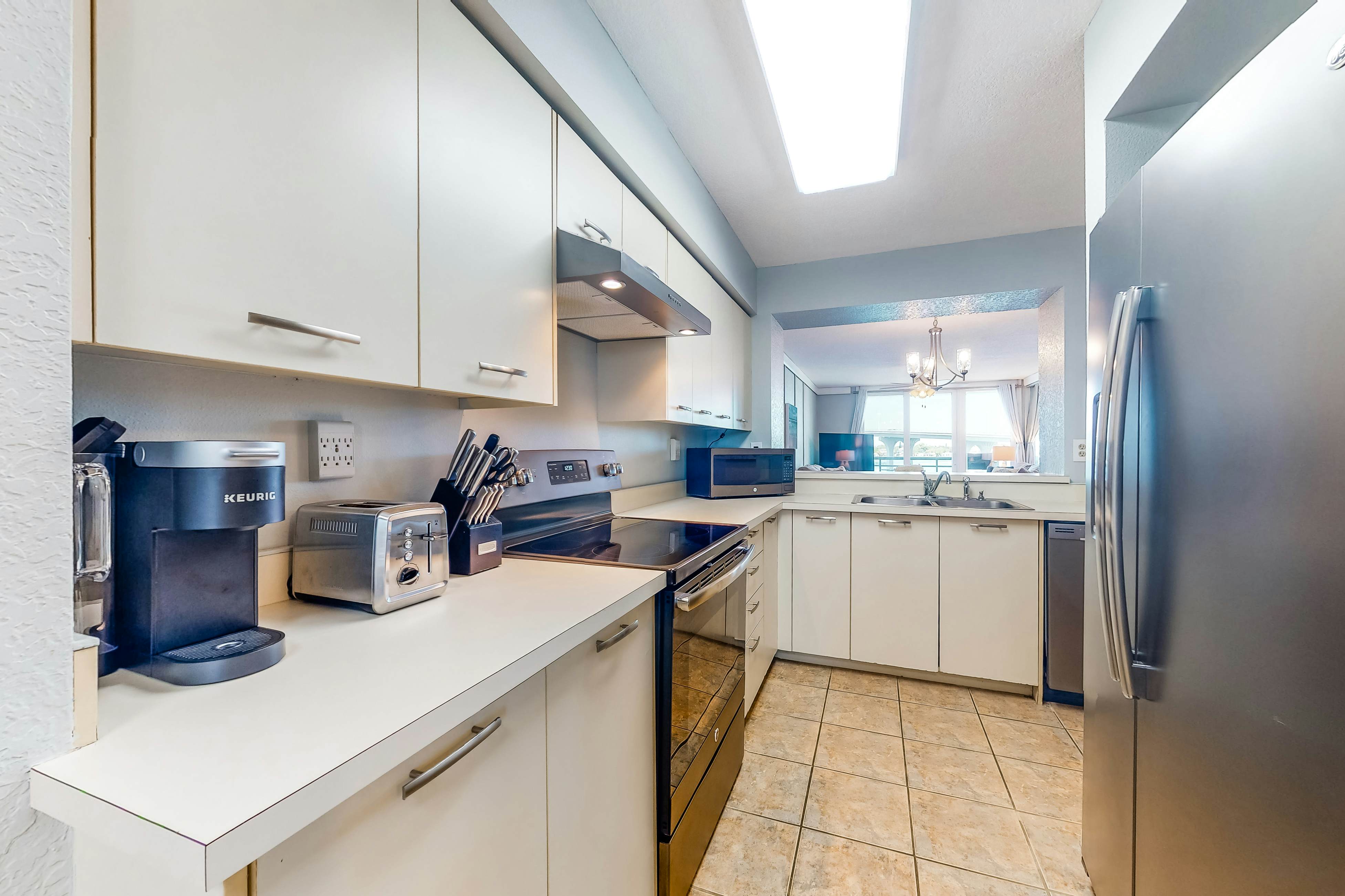 Bayfront condo near St Pete Beach with pool and hot tub central AC and WD