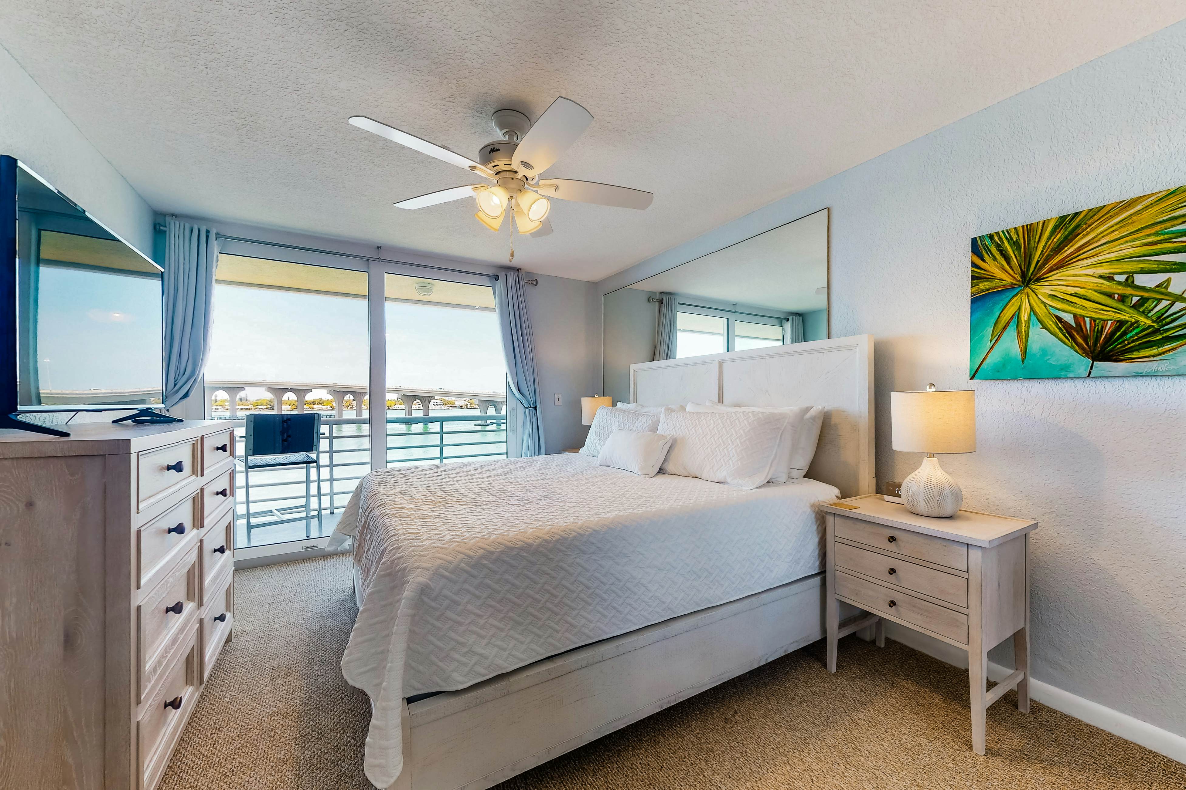 Bayfront condo near St Pete Beach with pool and hot tub central AC and WD