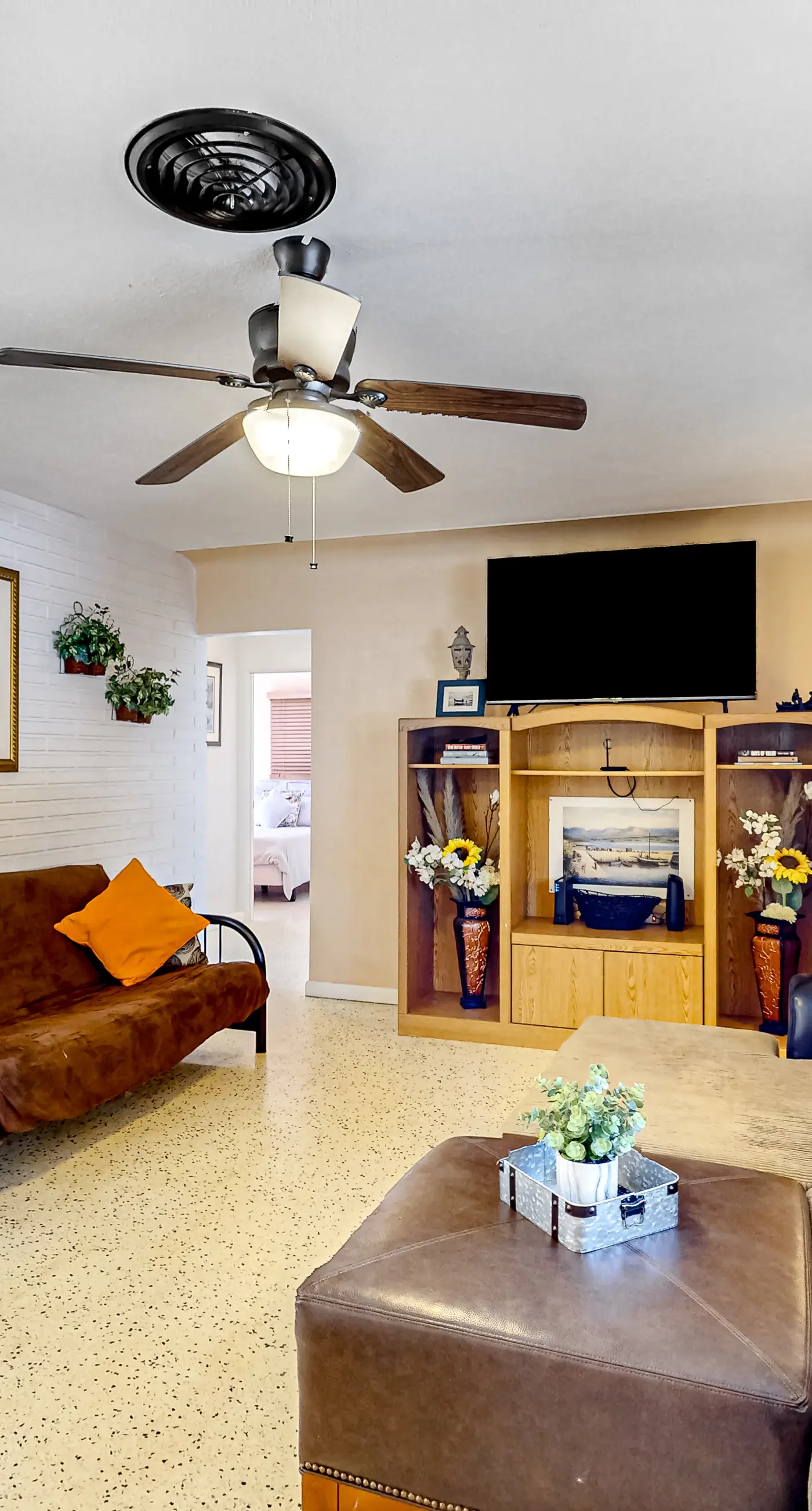 Single story home near beach with heated private pool enclosed yard Dogs ok