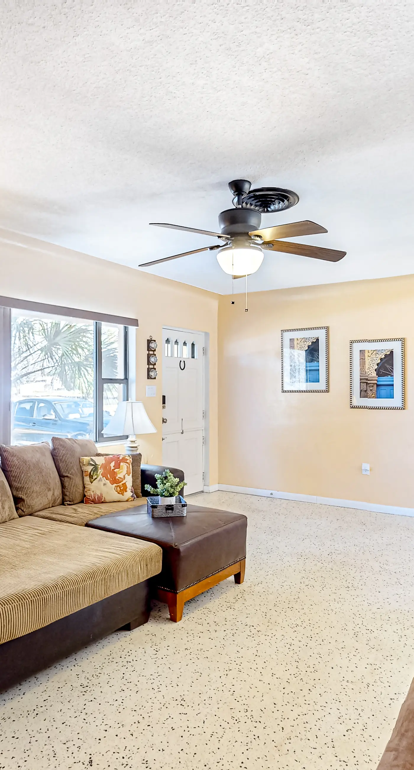 Single story home near beach with heated private pool enclosed yard Dogs ok