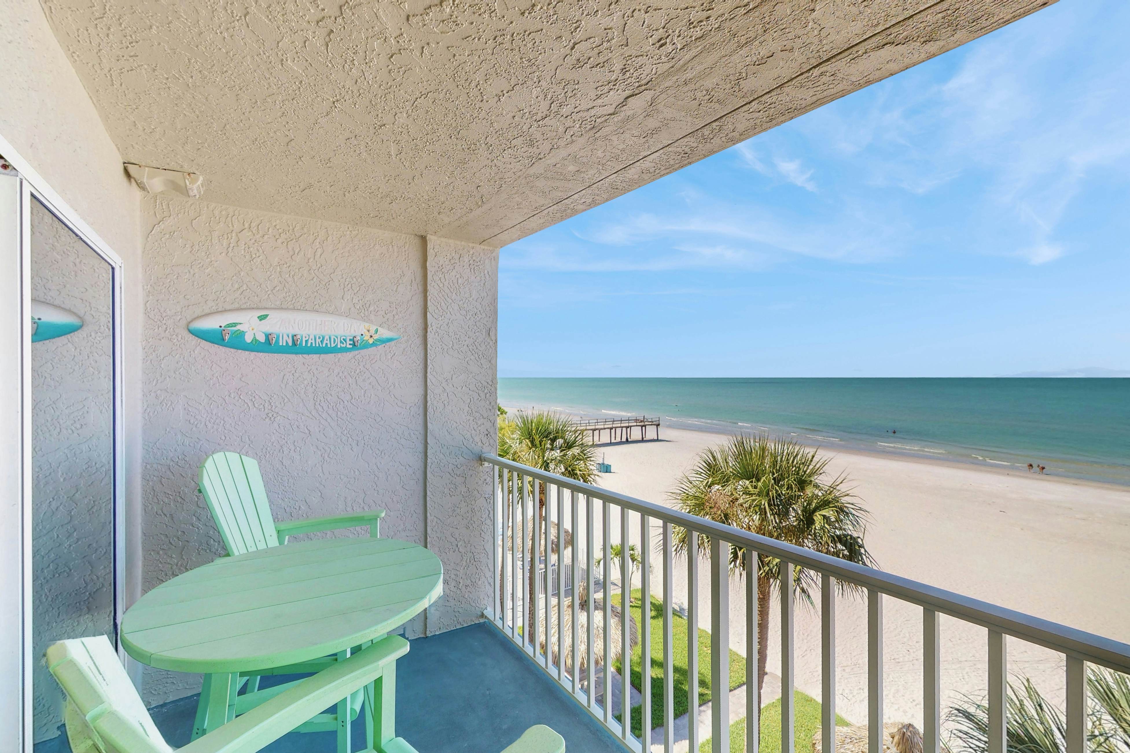 Beachfront oasis with exquisite Gulf views - resort beachfront pool & tennis