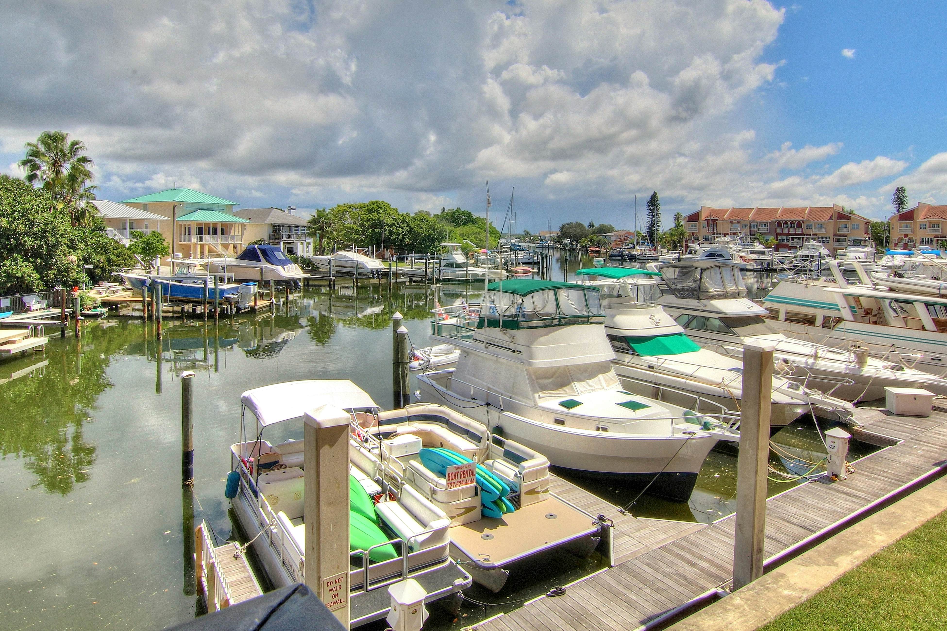 Intracoastal-view condo with pool, hot tub & marina access - walk to beach