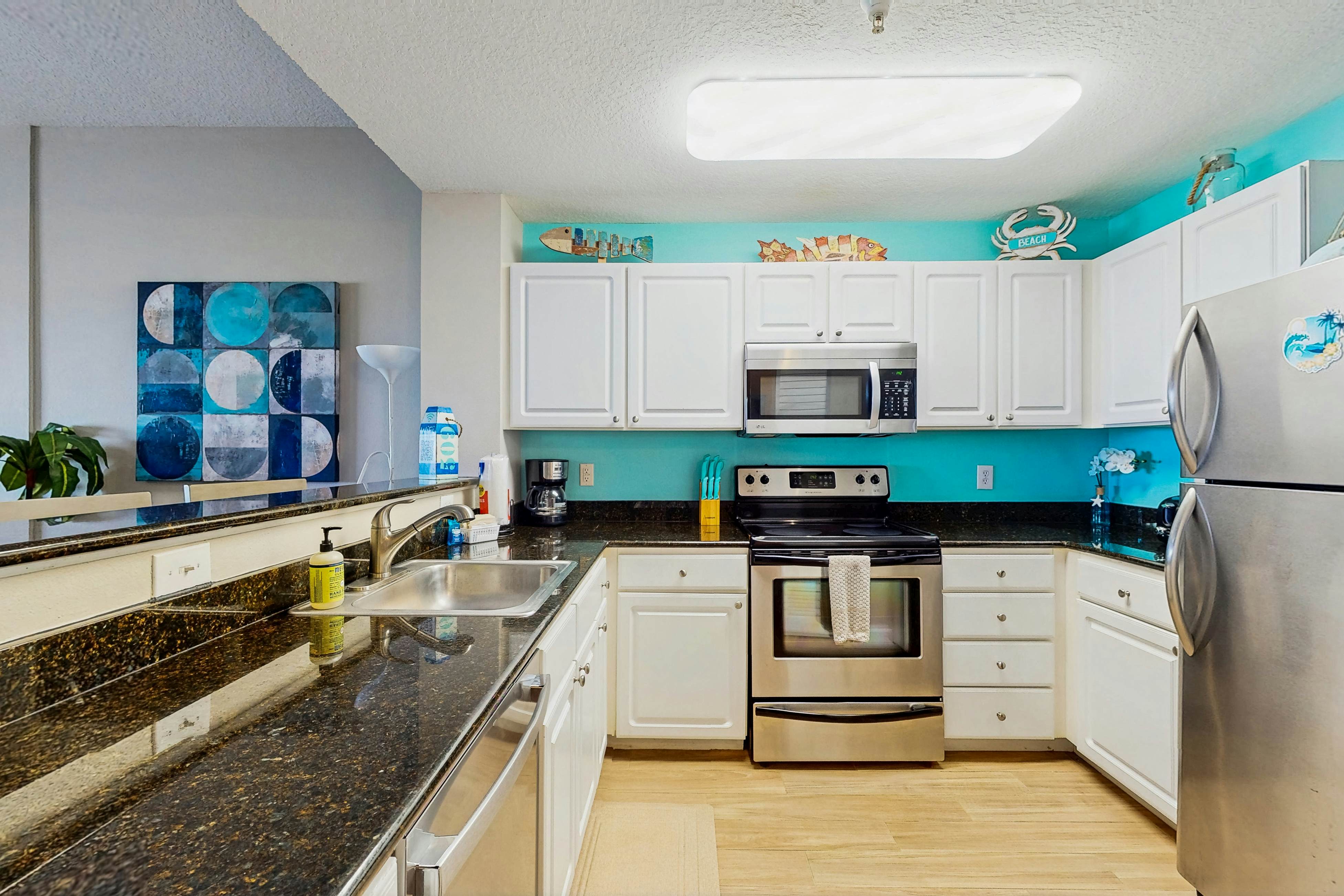 Intracoastal-view condo with pool, hot tub & marina access - walk to beach