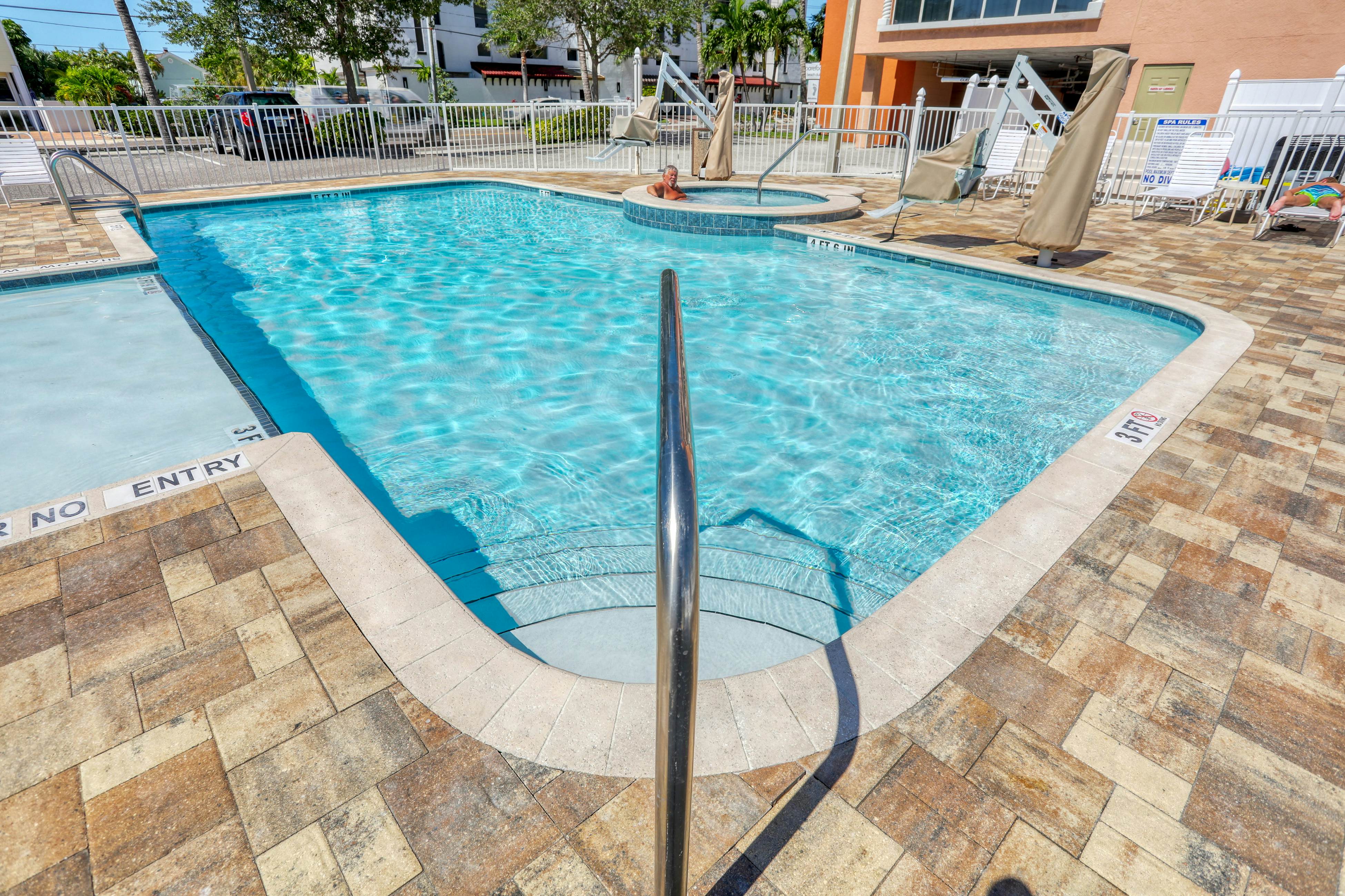 Intracoastal-view condo with pool, hot tub & marina access - walk to beach