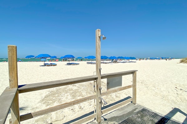 Newly renovated condo w private balcony gas grill and on site heated pool AC