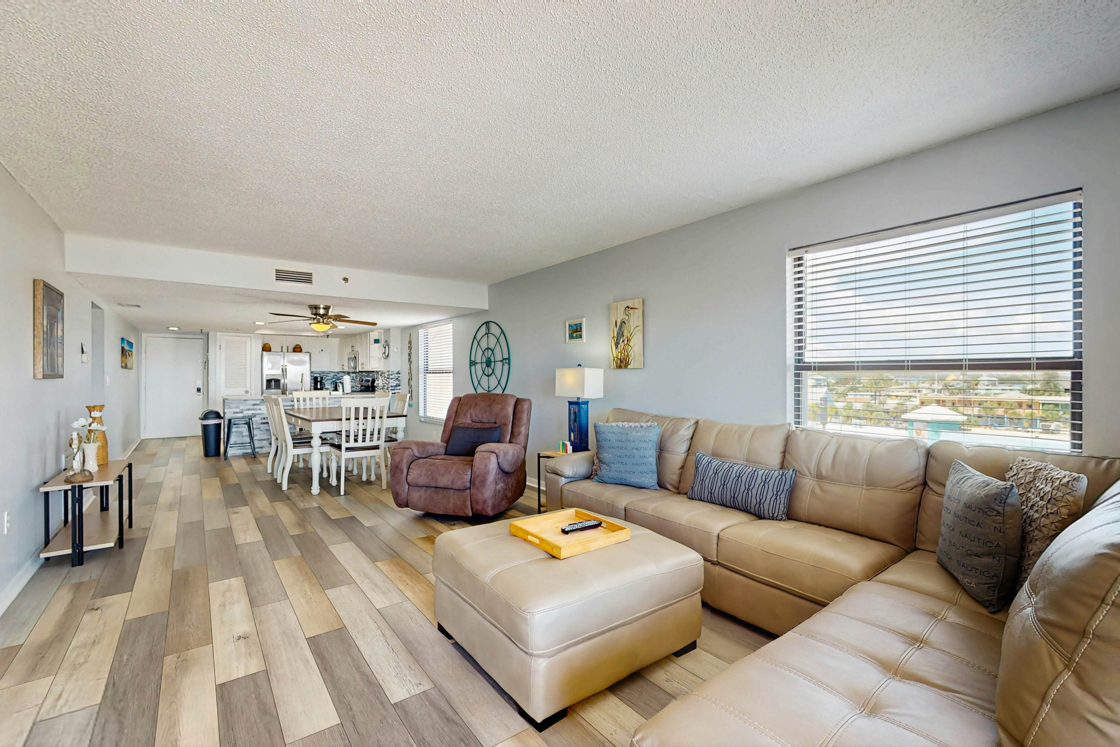 Newly renovated condo w/private balcony, gas grill, & on-site heated pool, AC