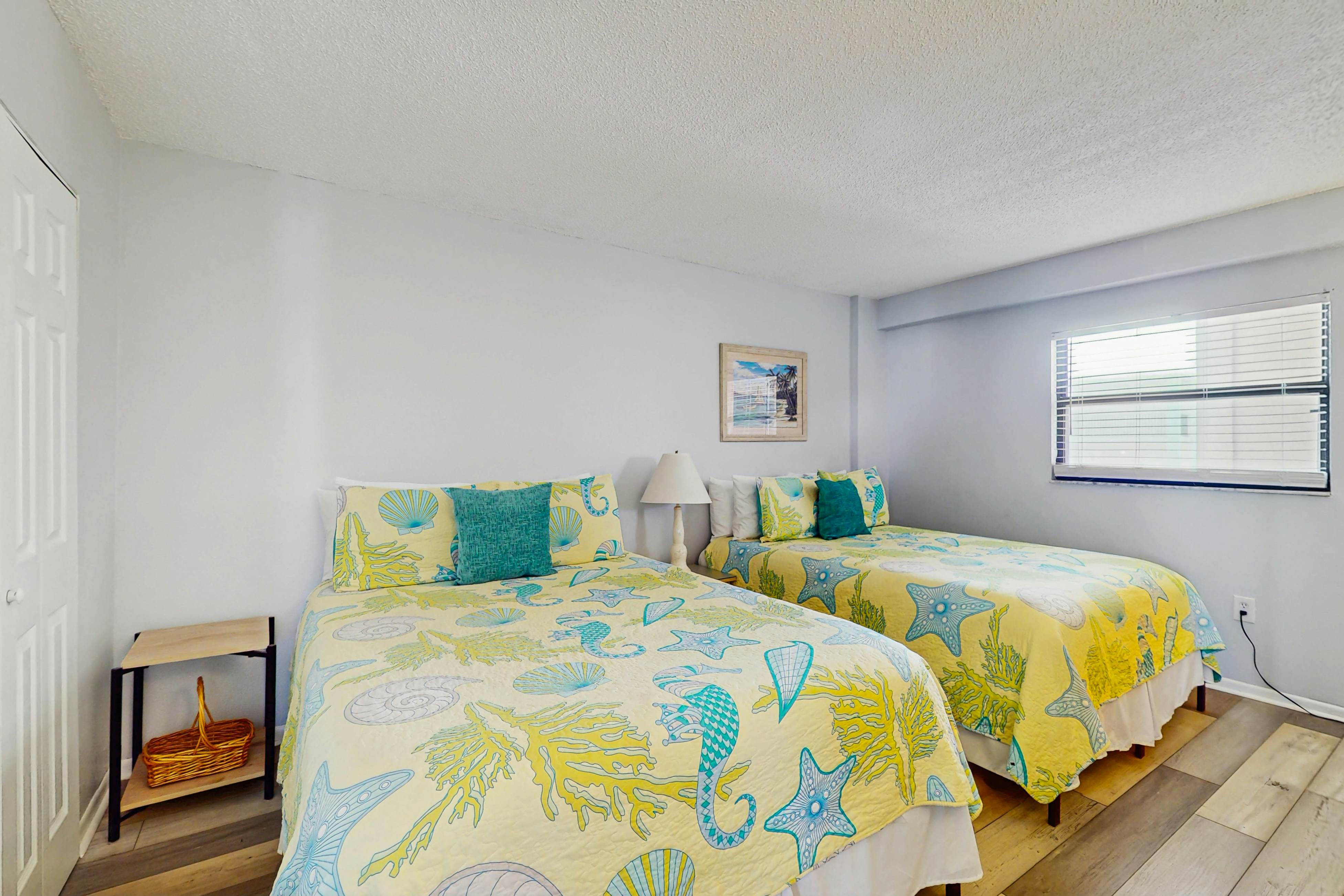 Newly renovated condo w/private balcony, gas grill, & on-site heated pool, AC