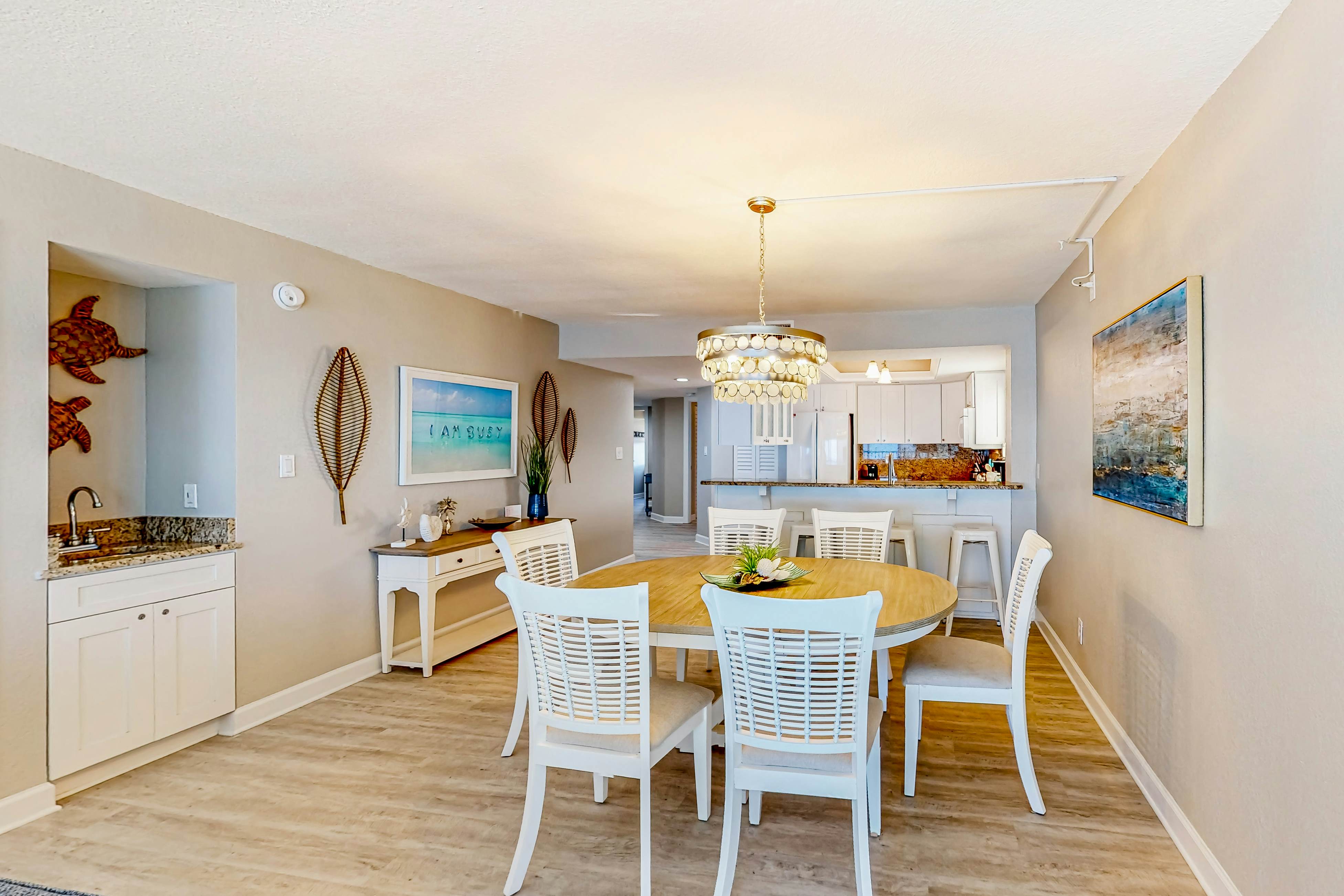 Renovated beachfront condo with pool, amazing Gulf views & washer/dryer