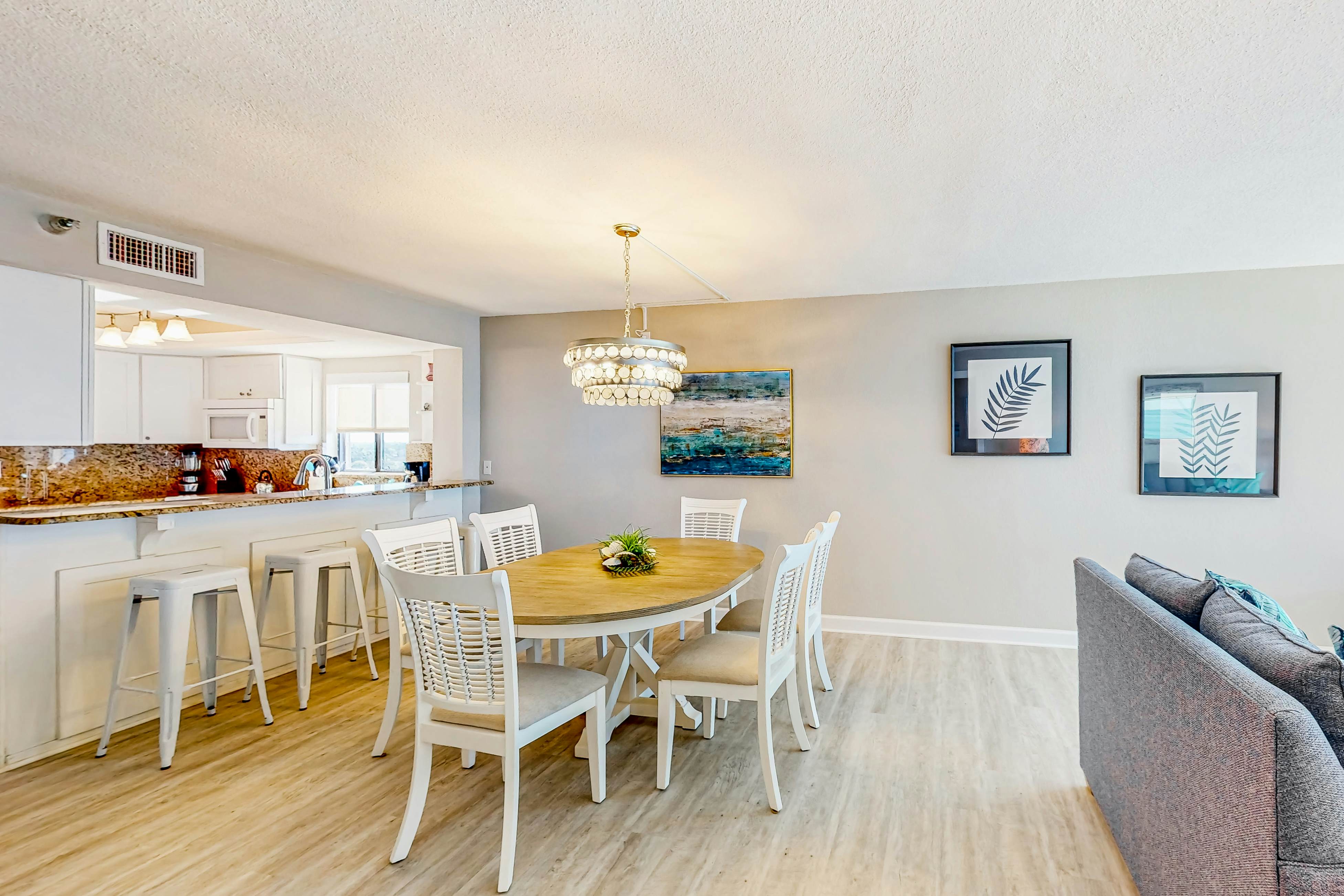 Renovated beachfront condo with pool, amazing Gulf views & washer/dryer