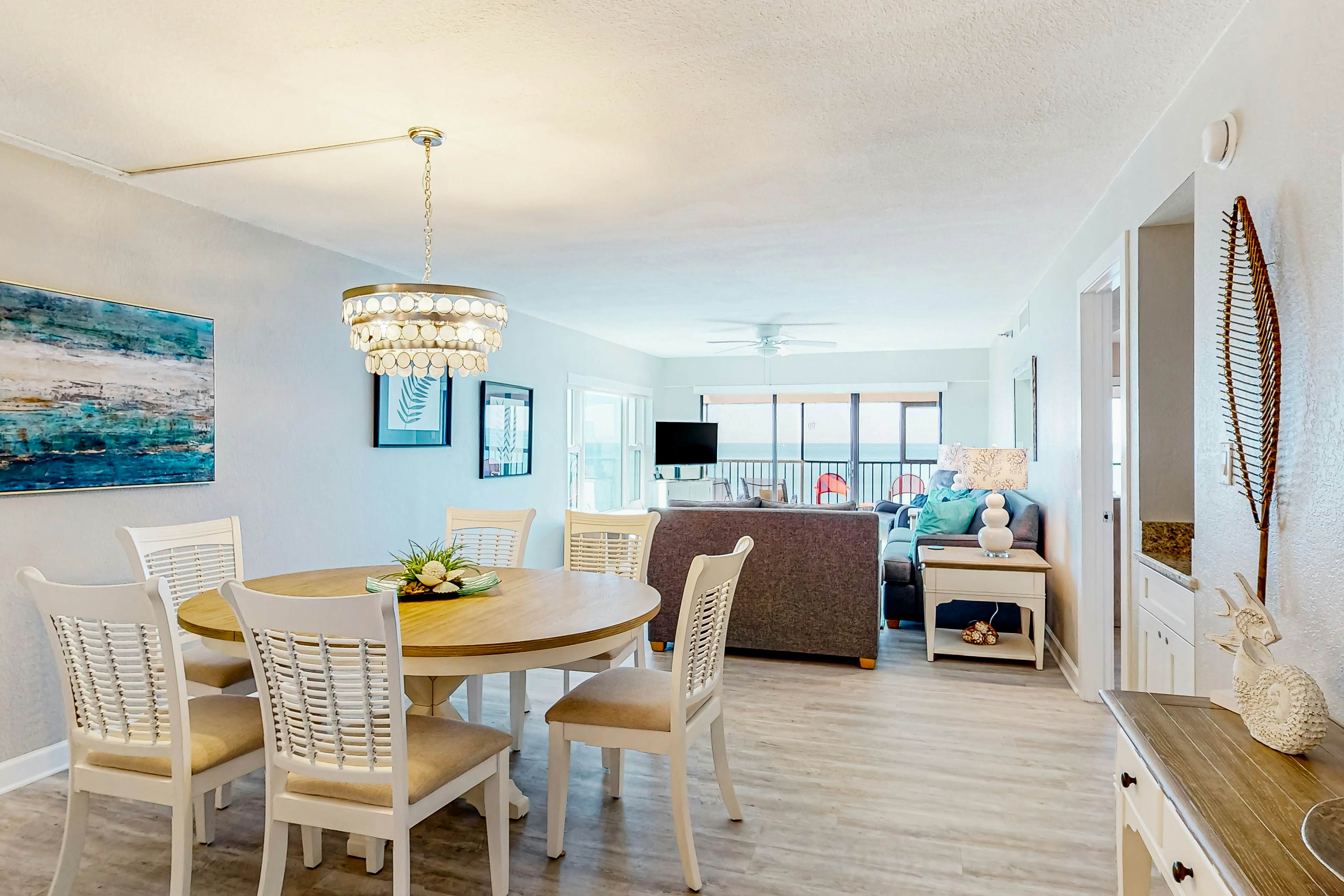 Renovated beachfront condo with pool, amazing Gulf views & washer/dryer