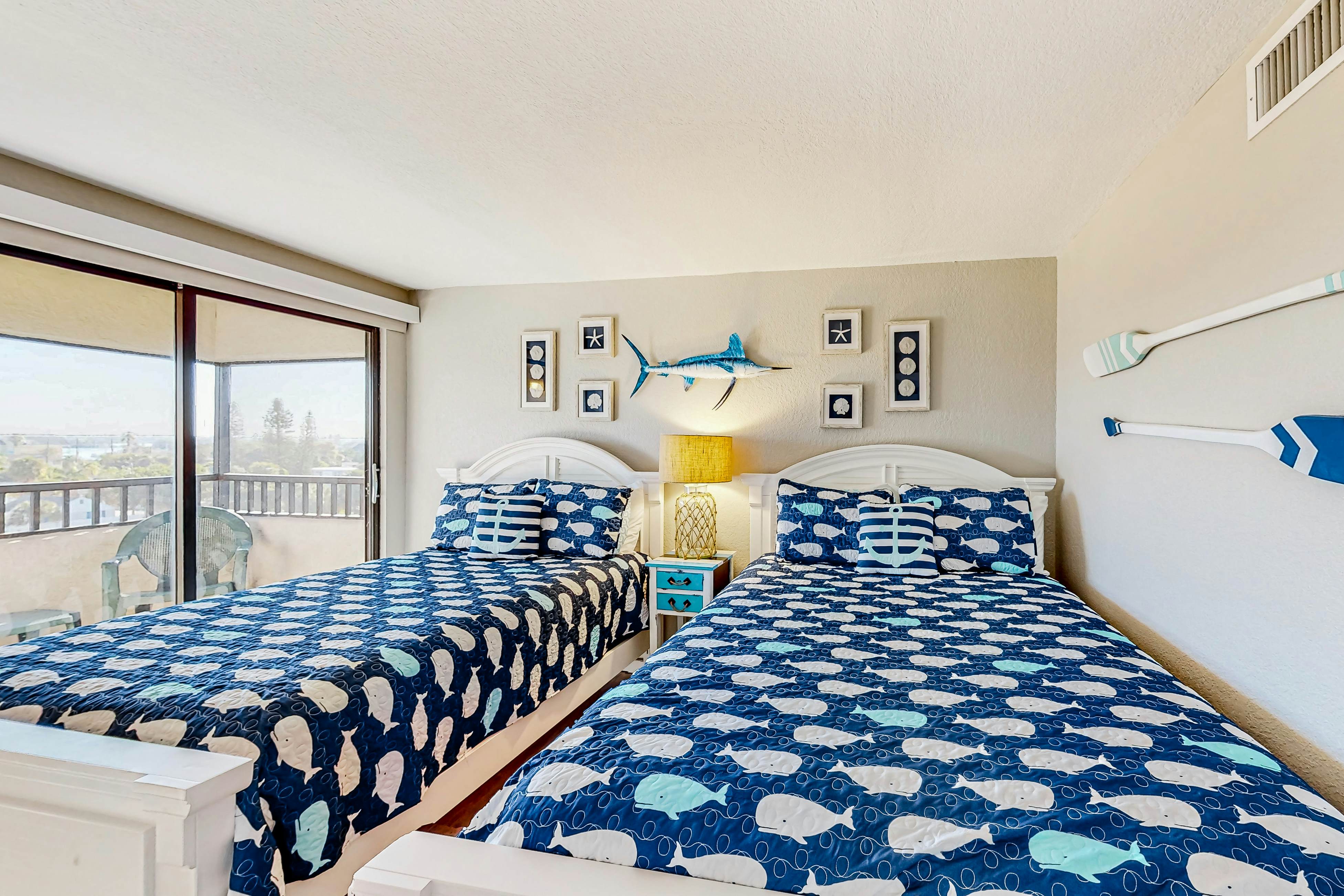 Renovated beachfront condo with pool, amazing Gulf views & washer/dryer