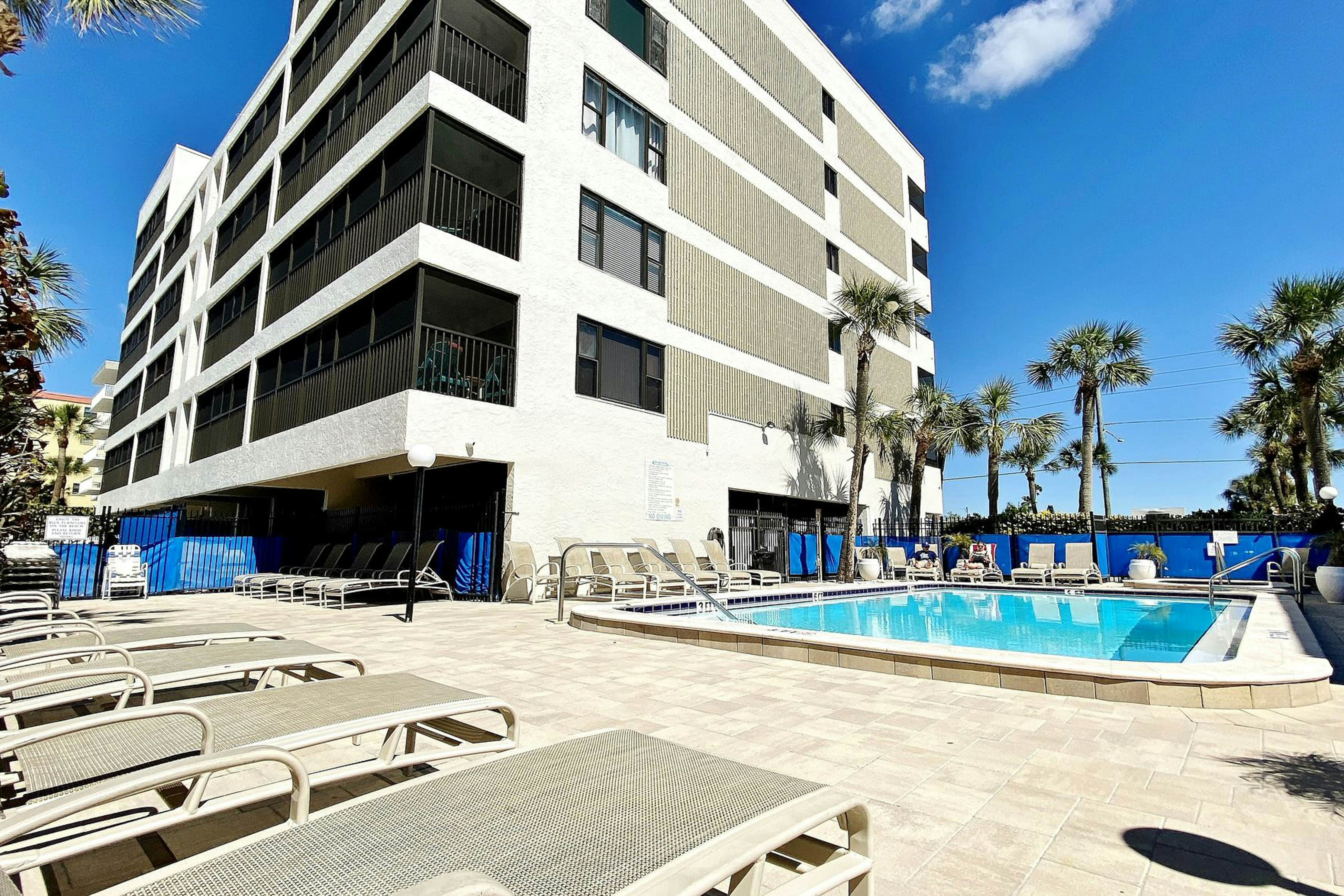 Renovated beachfront condo with pool, amazing Gulf views & washer/dryer