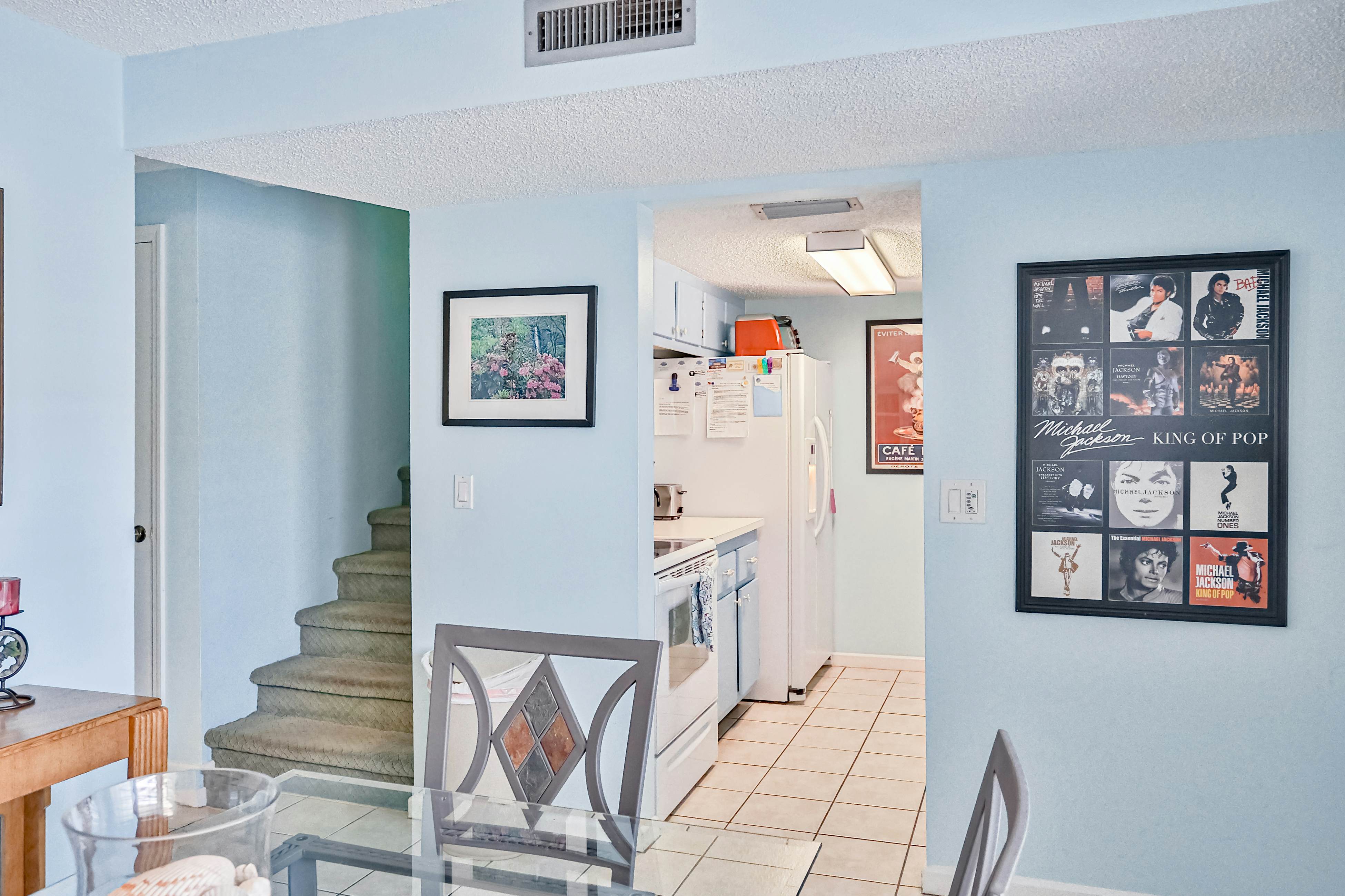 Water-view condo with balcony, pool & W/D - walk to beach