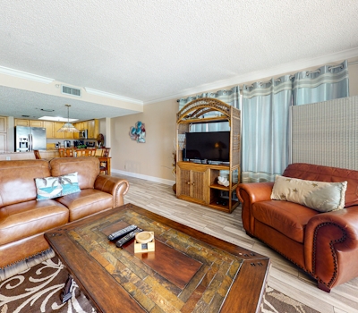 Beachfront condo with heated pool hot tub balcony and grill
