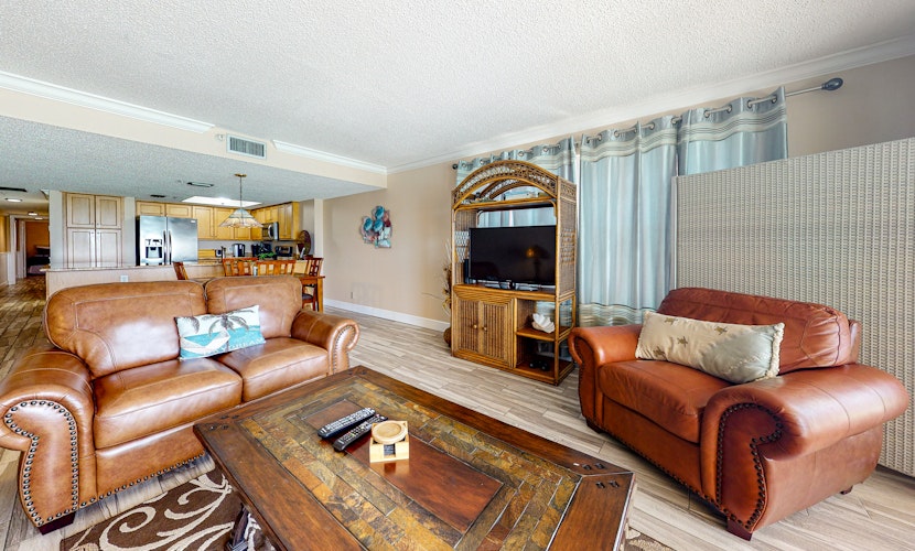 Beachfront condo with heated pool hot tub balcony and grill