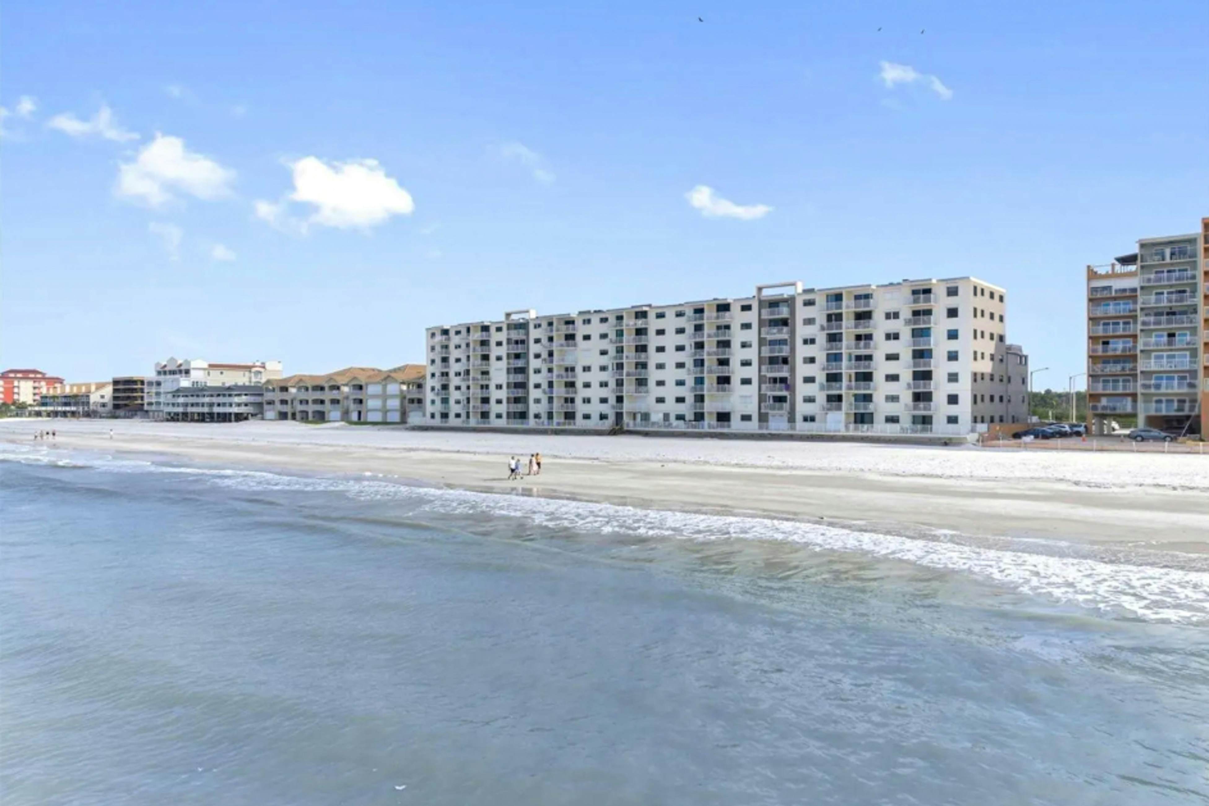 Modern and Gulf front direct beach access pool snowbird family and dog friendly