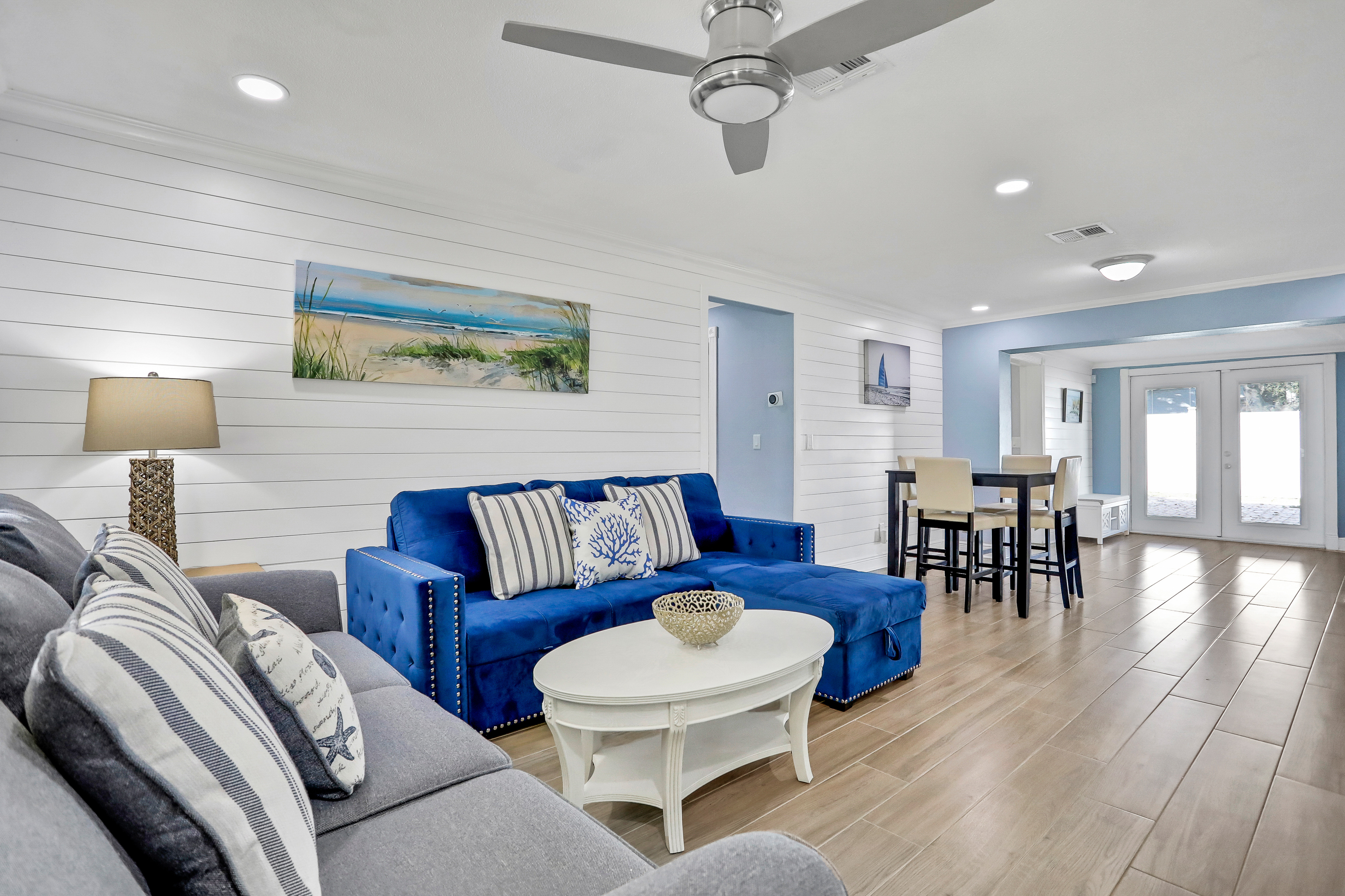 Stunning centrally located home with enclosed yard patio grill WD and AC