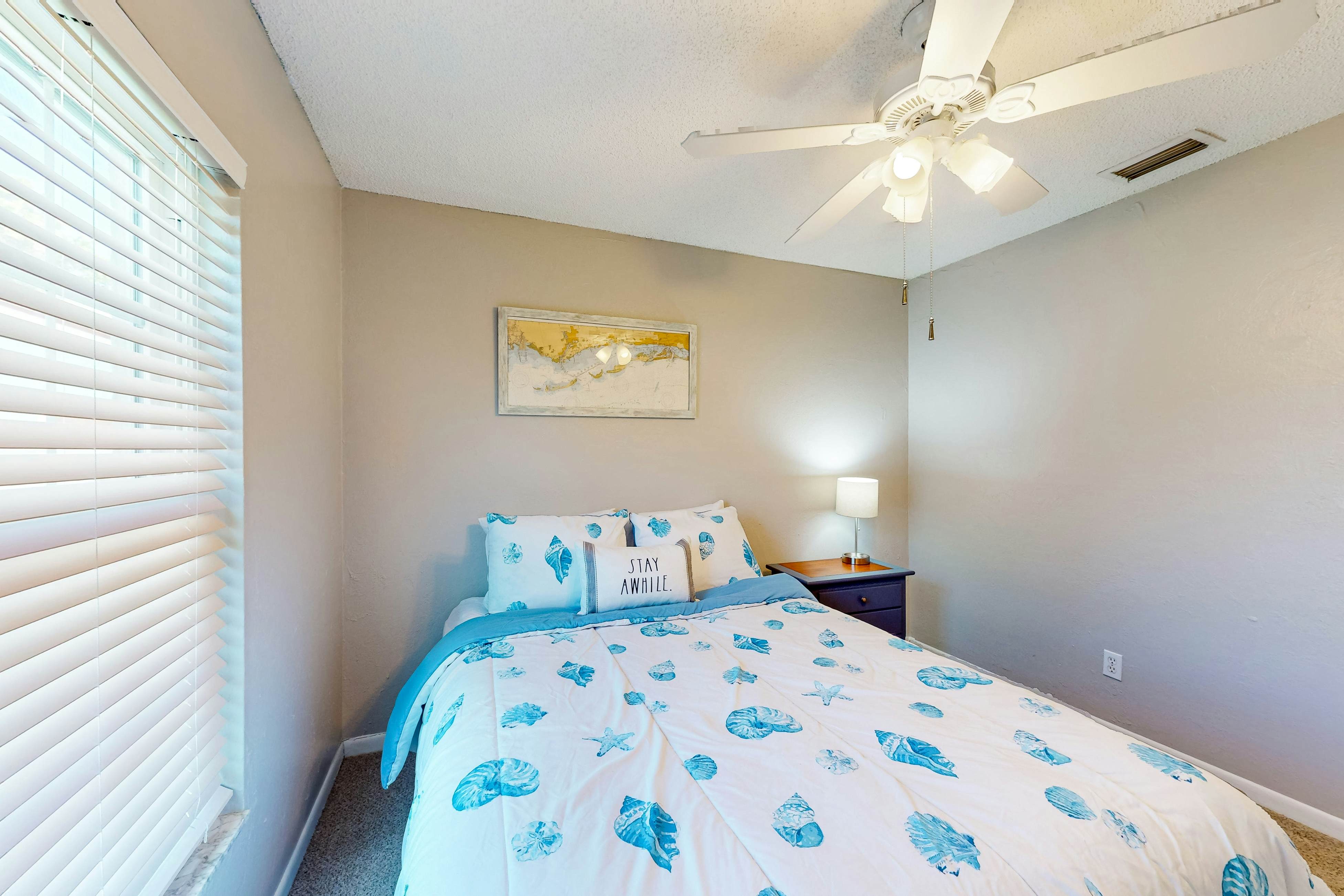 Dog-friendly house with patio, firepit, fenced yard, beach gear, & AC