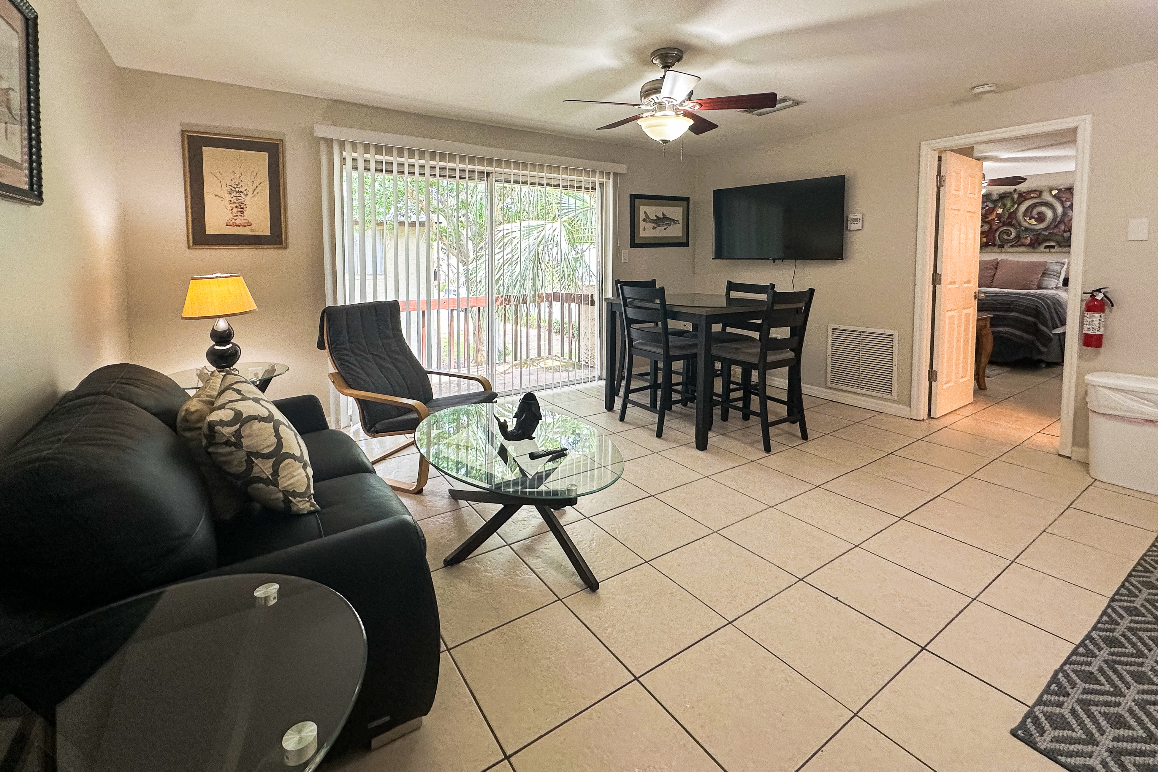 Centrally located condo with heated pool balcony washer dryer and central AC