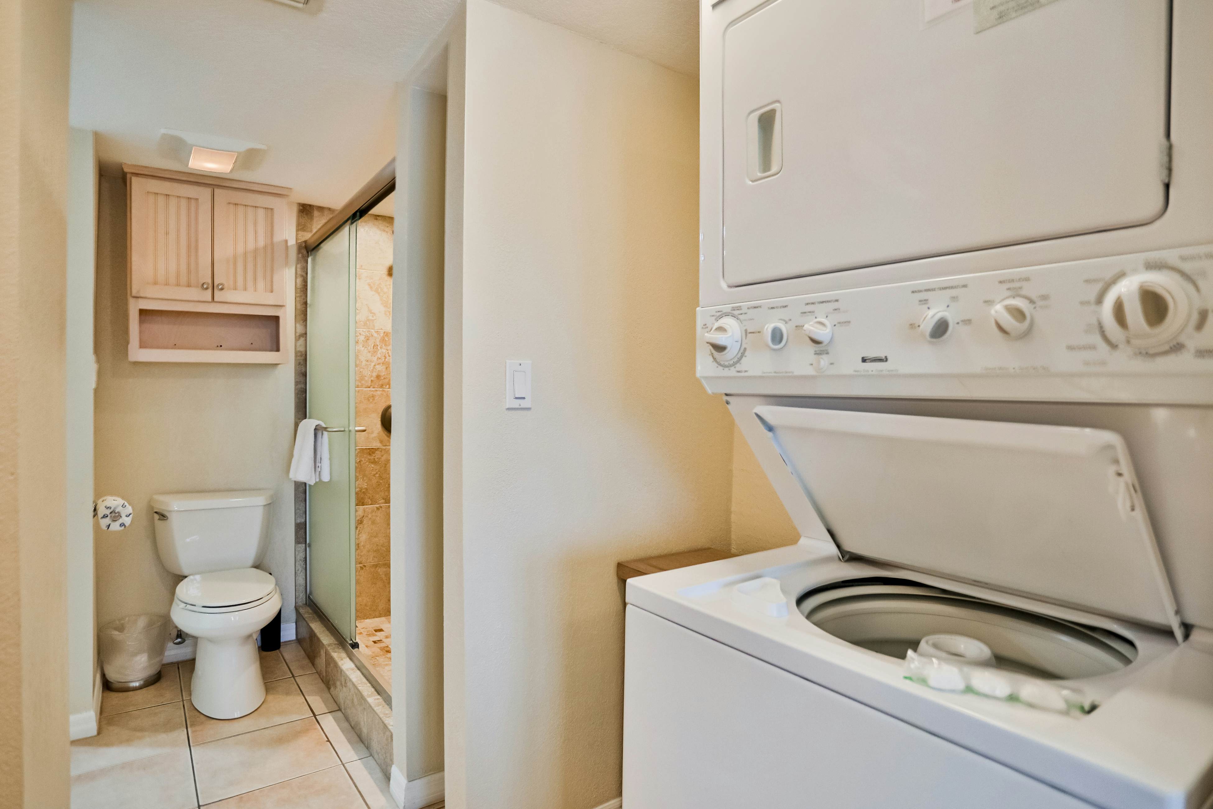 Snowbird-friendly, waterfront condo with WiFi, central AC, washer/dryer, & pool