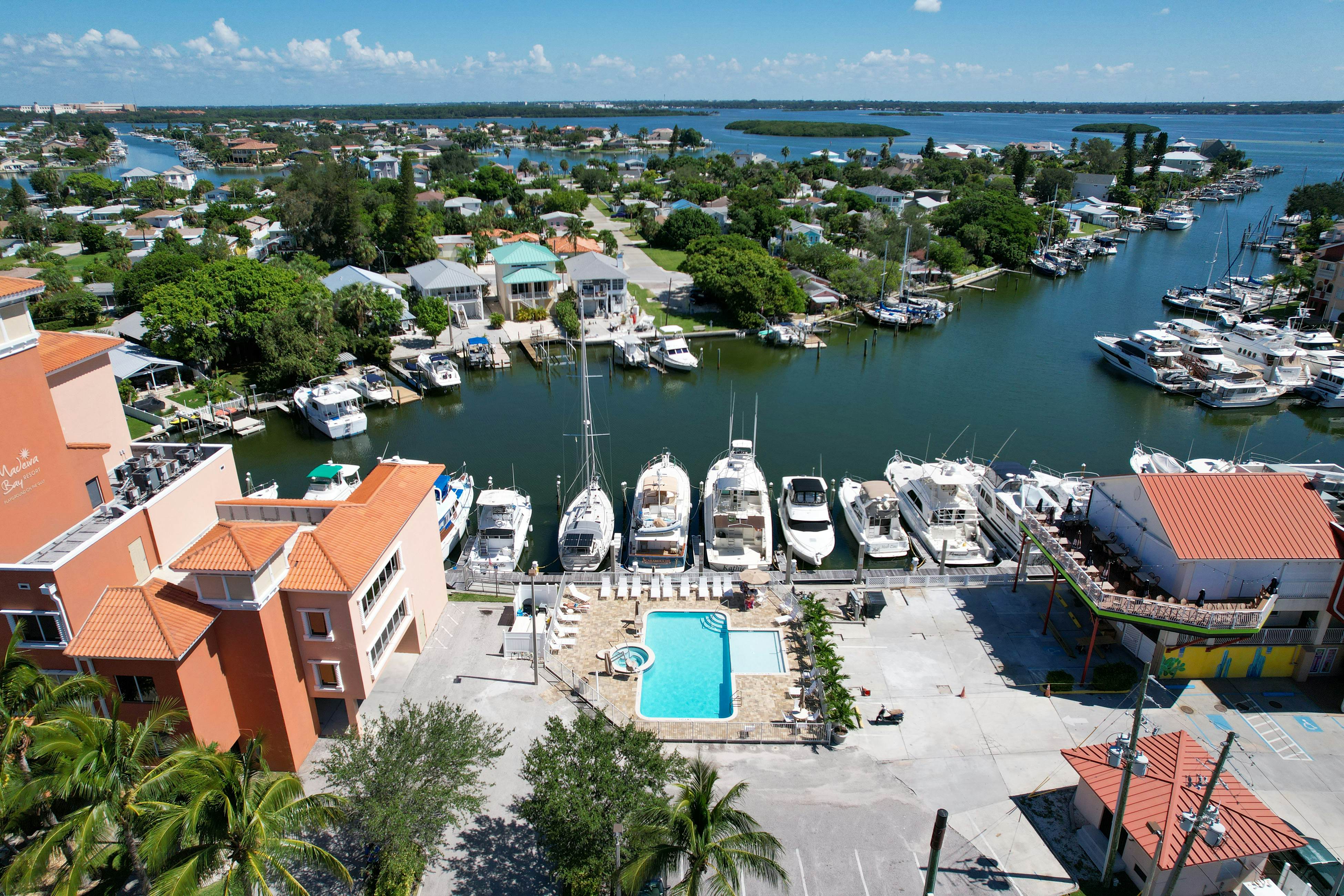 Waterfront condo with marina views - walk to John’s Pass
