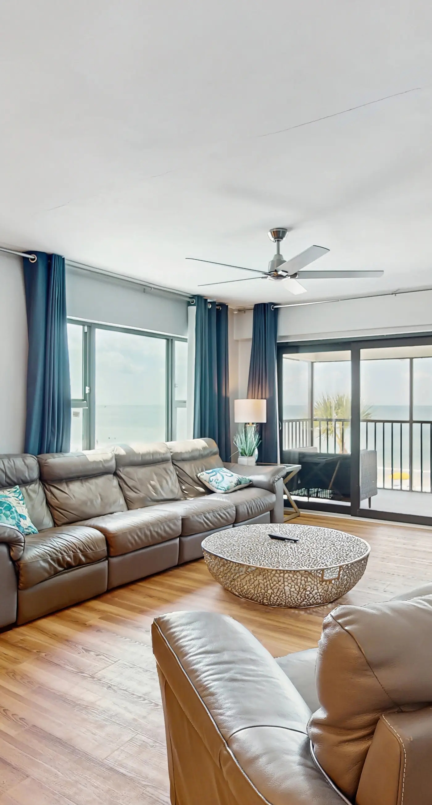 Extraordinary Gulf front condo w screened in balcony WD AC heated pool pool spa