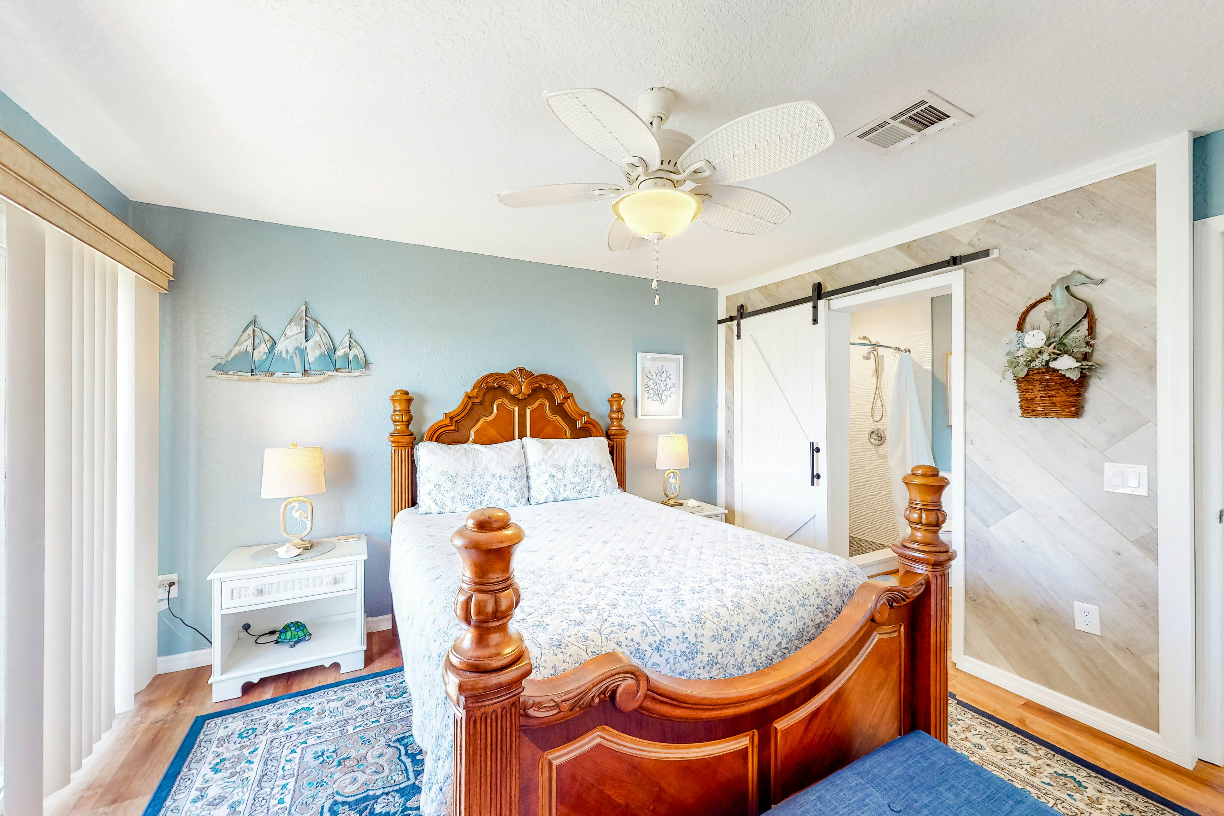 Beachfront condo with balconies, grill, AC, & pool access - steps from the sand