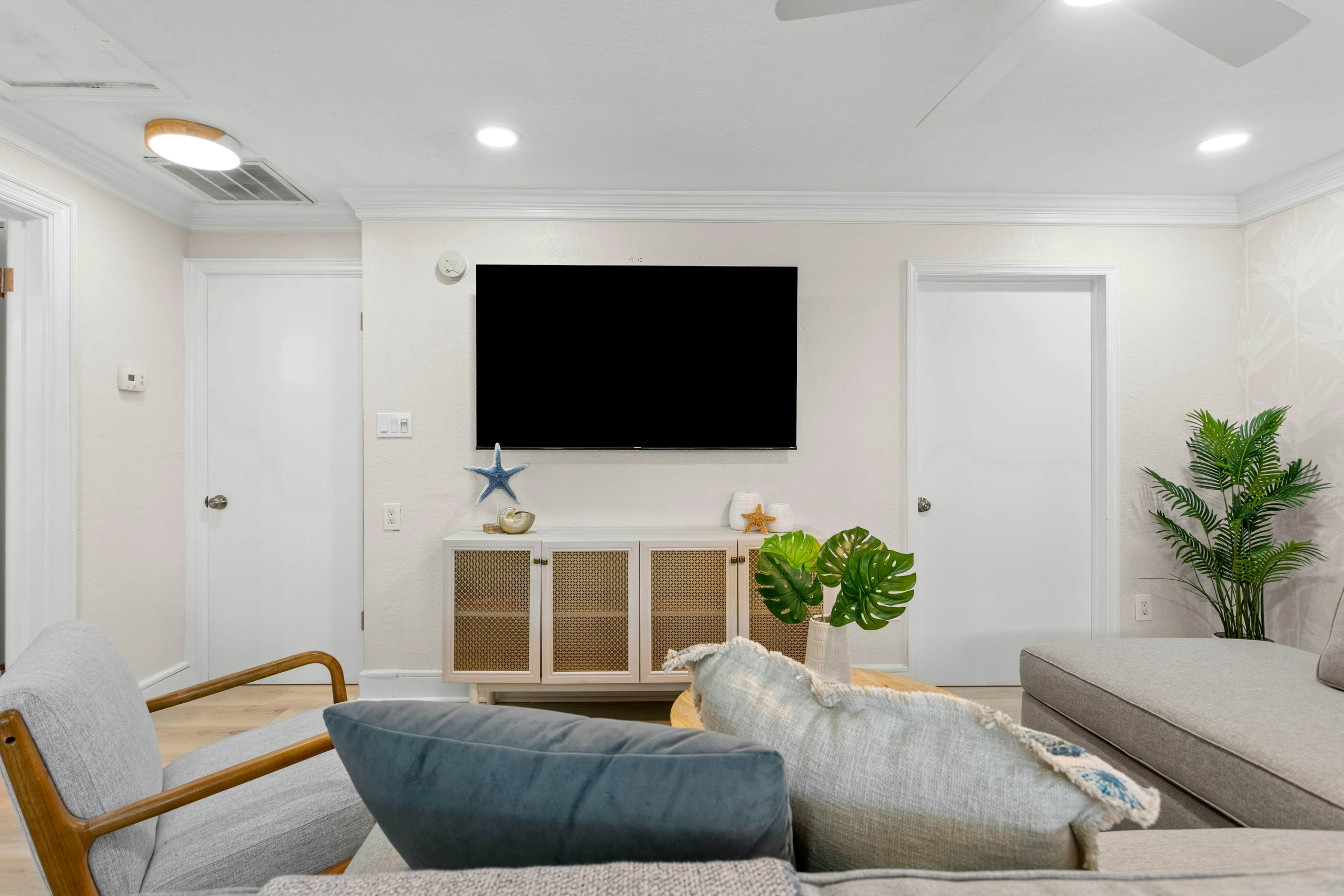 Renovated condo with on-site pool, beach access & modern charm