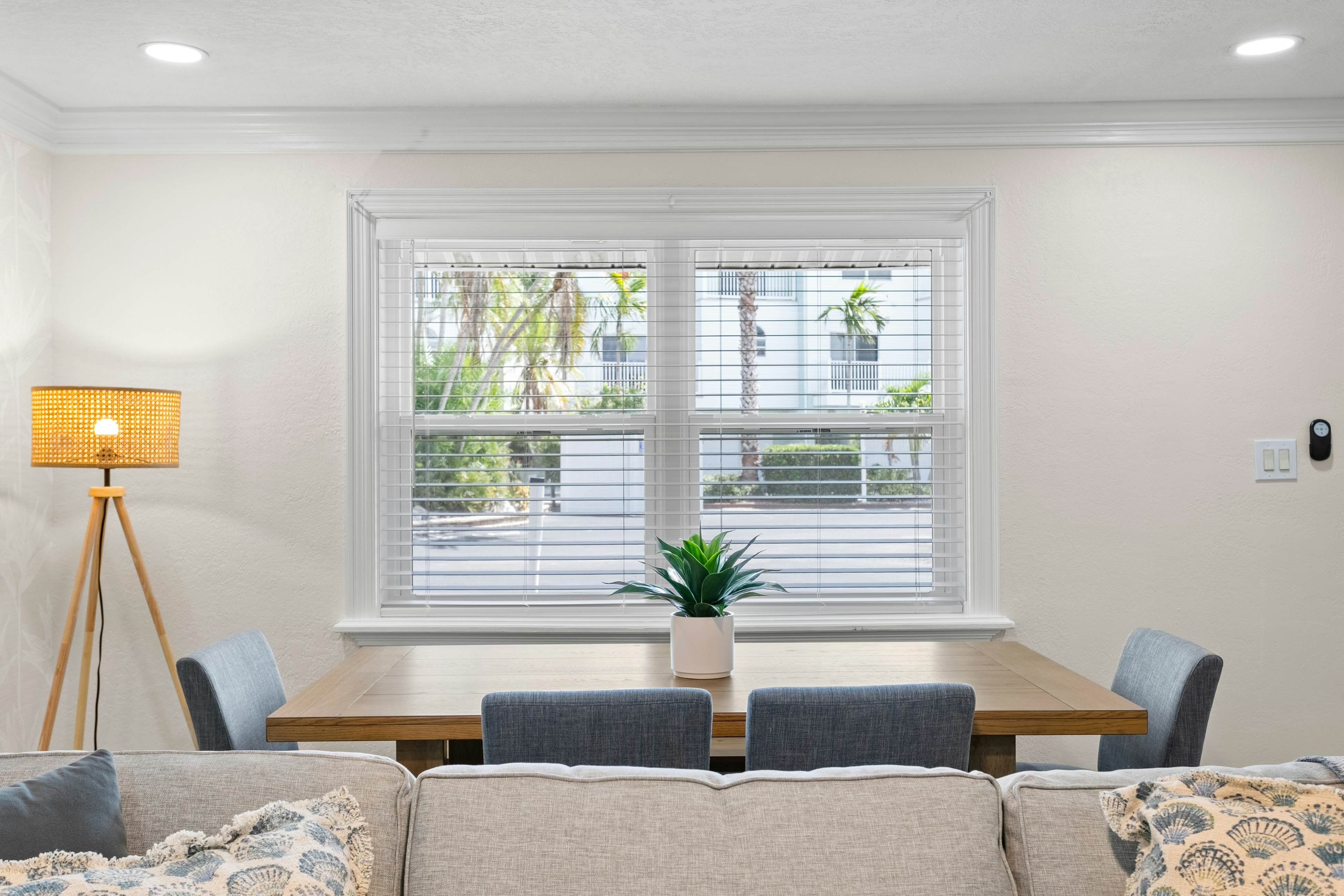 Renovated condo with on-site pool, beach access & modern charm