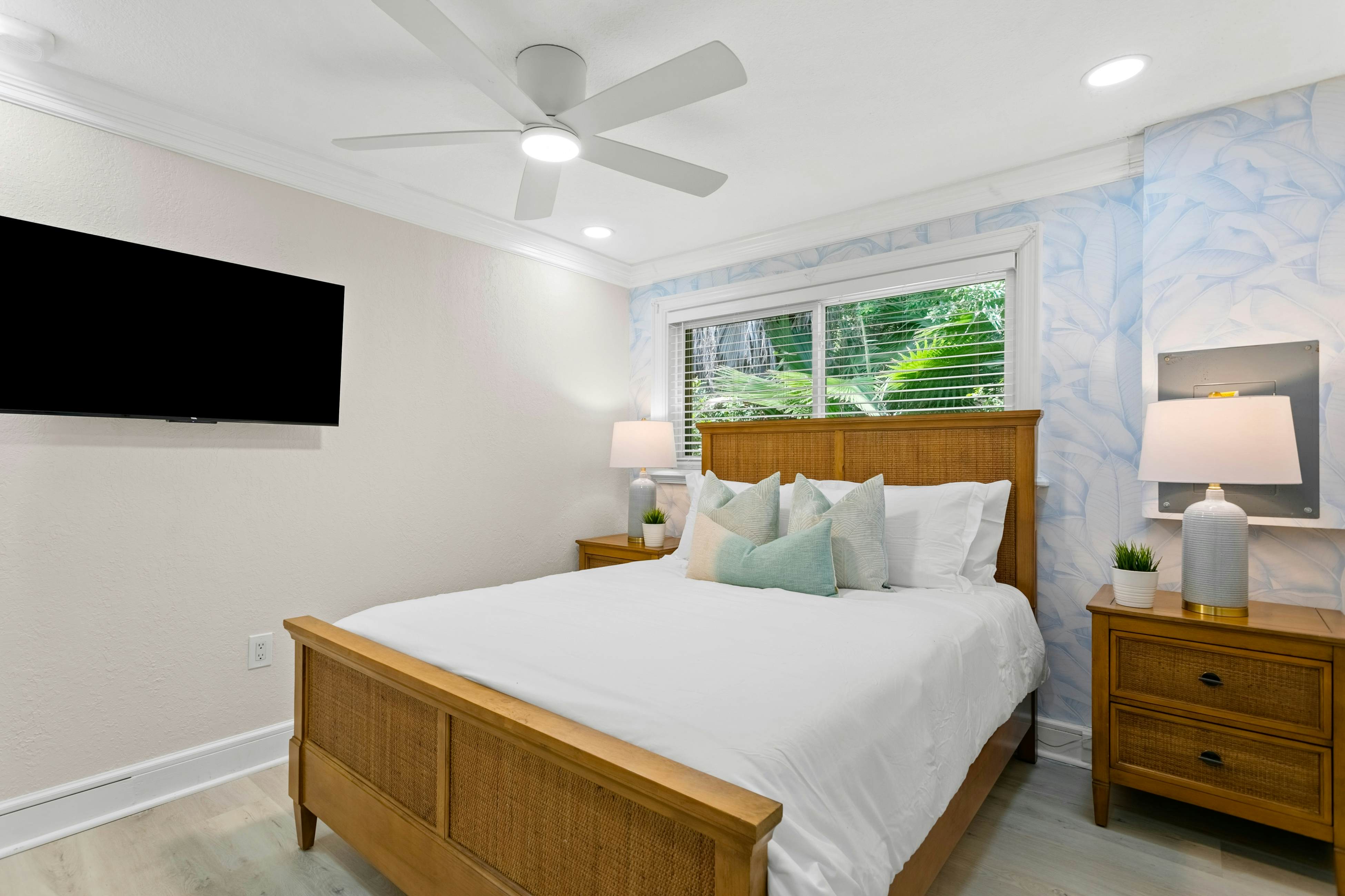 Renovated condo with on-site pool, beach access & modern charm