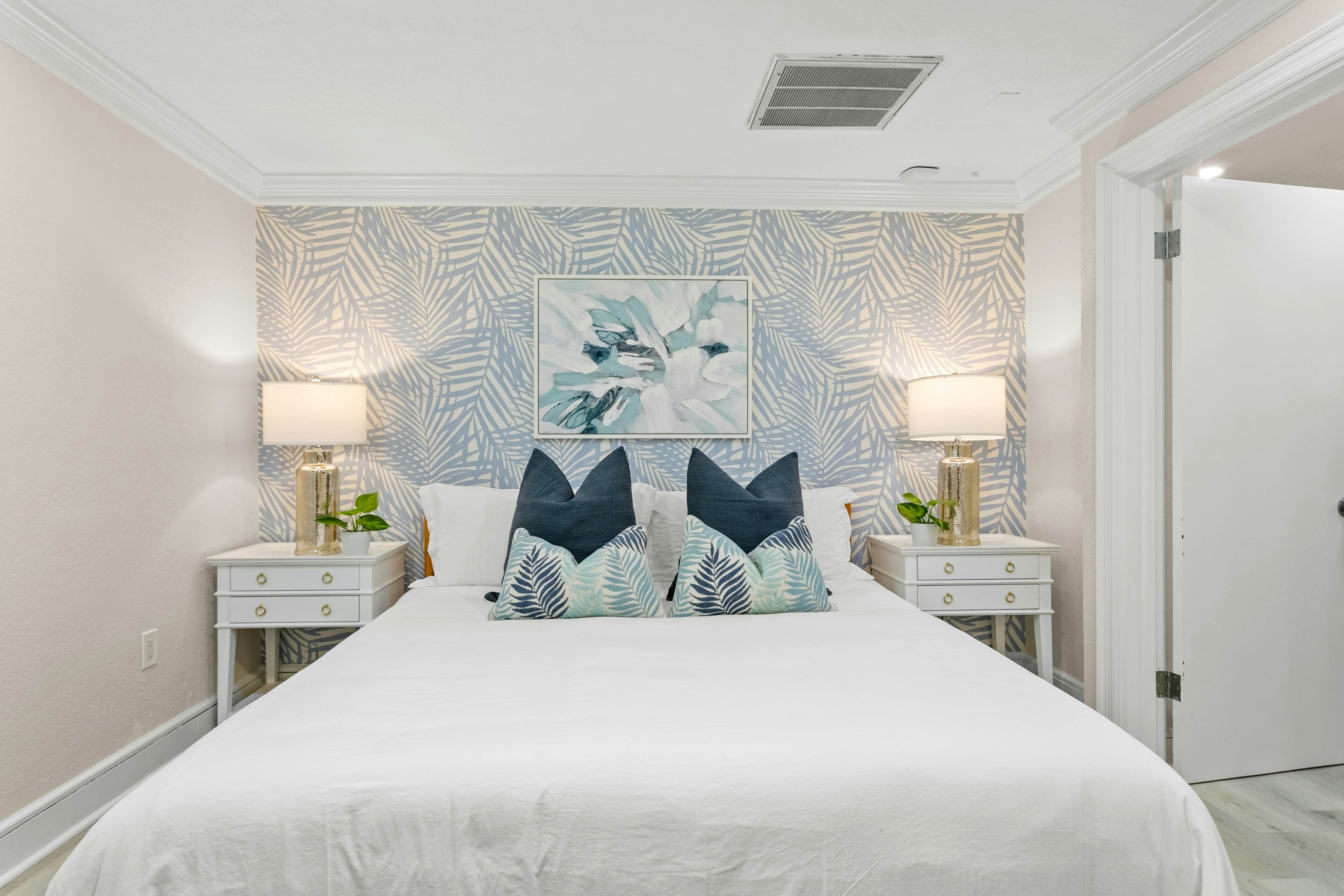 Renovated condo with on-site pool, beach access & modern charm