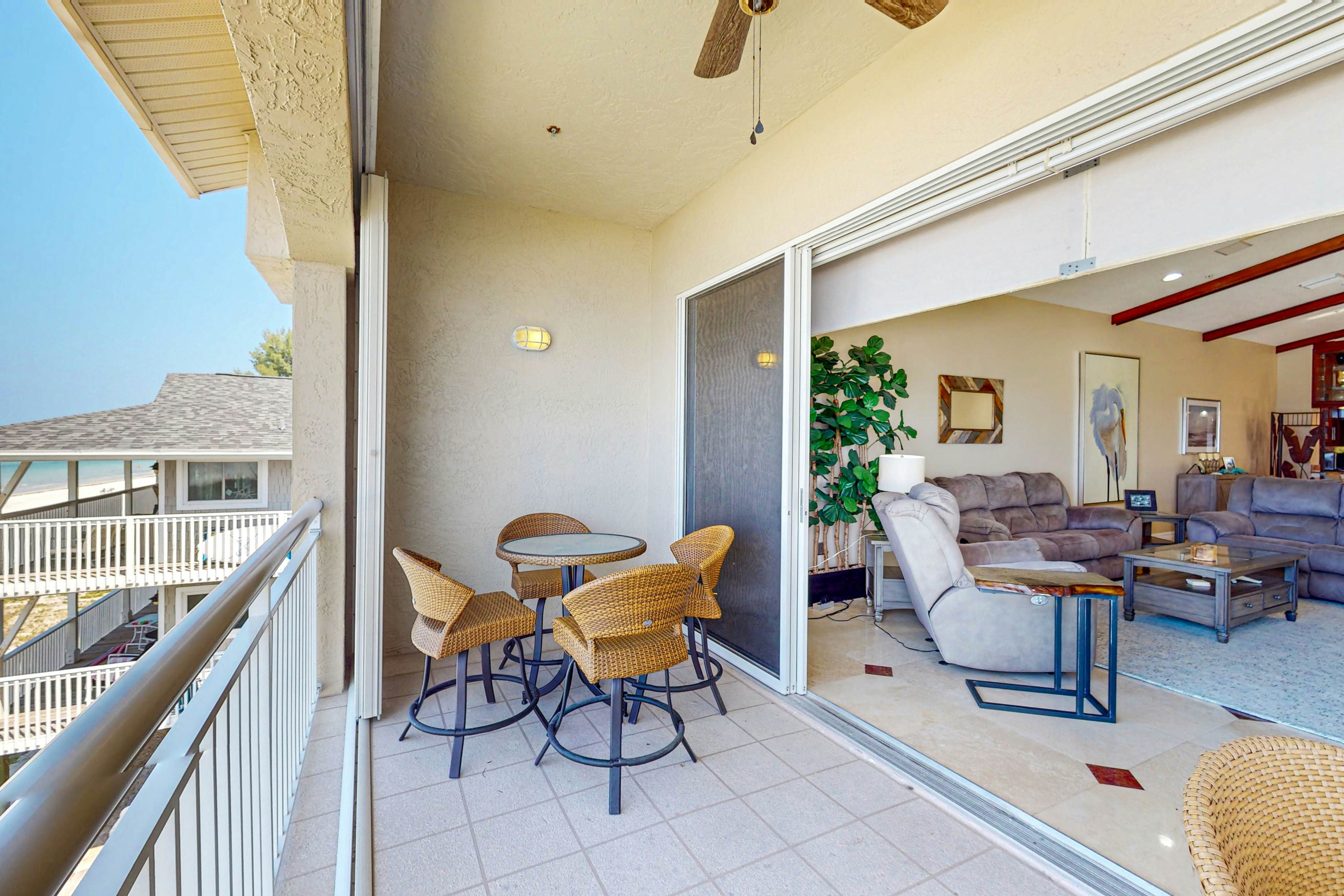 Grand Gulf-front sunset-view townhome with elevator, direct beach access, pool