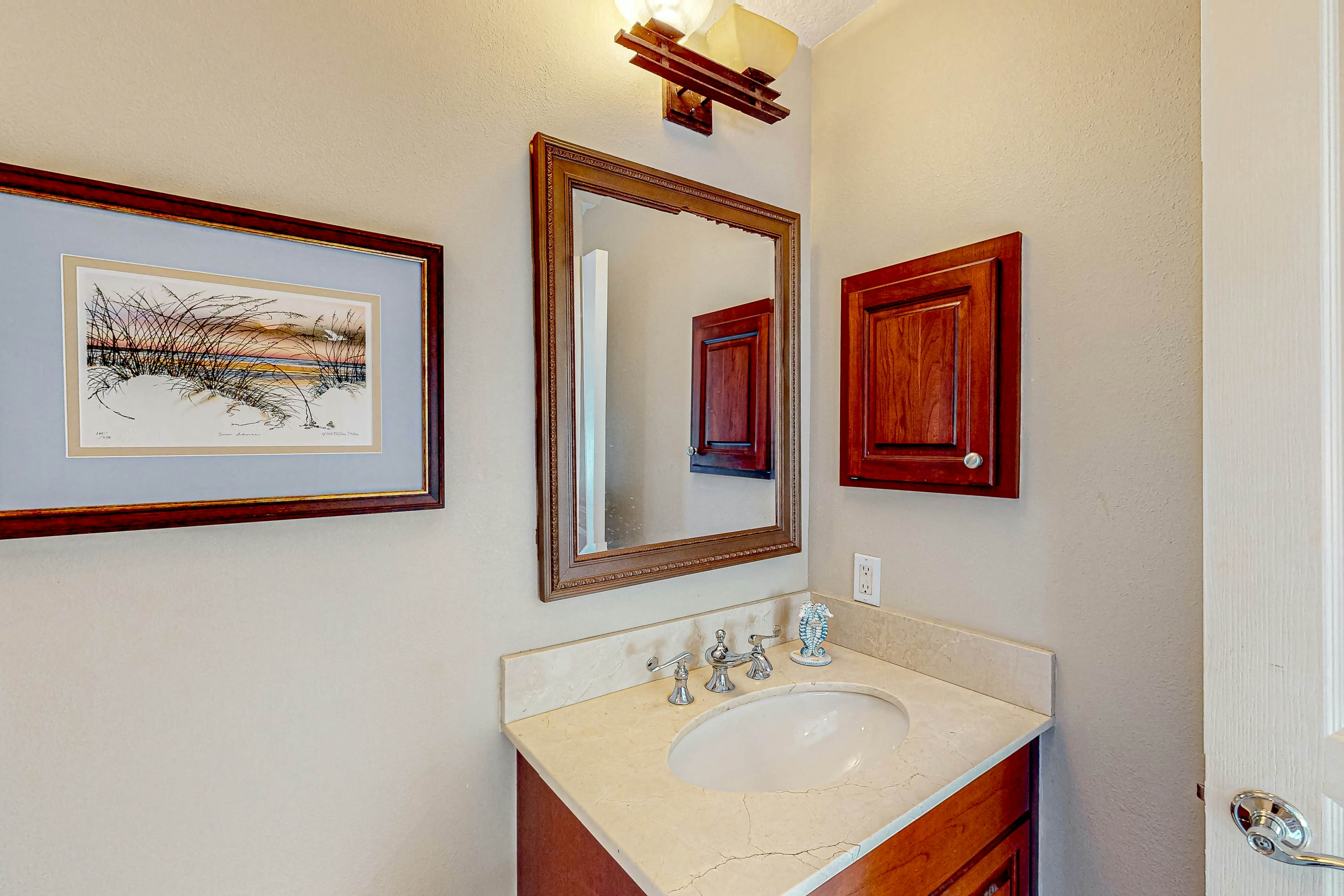 Grand Gulf-front sunset-view townhome with elevator, direct beach access, pool