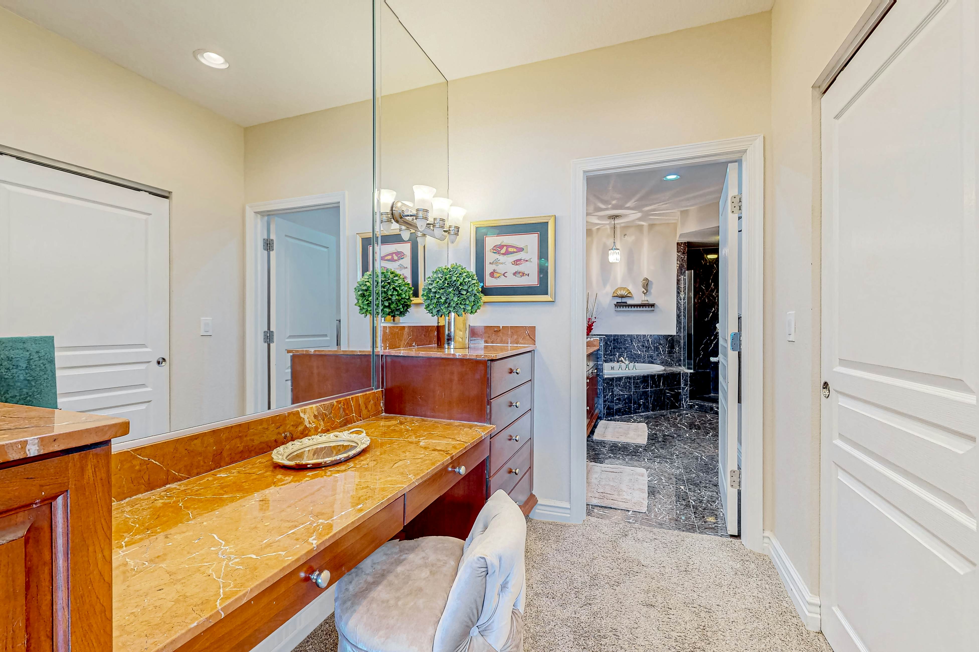 Grand Gulf-front sunset-view townhome with elevator, direct beach access, pool