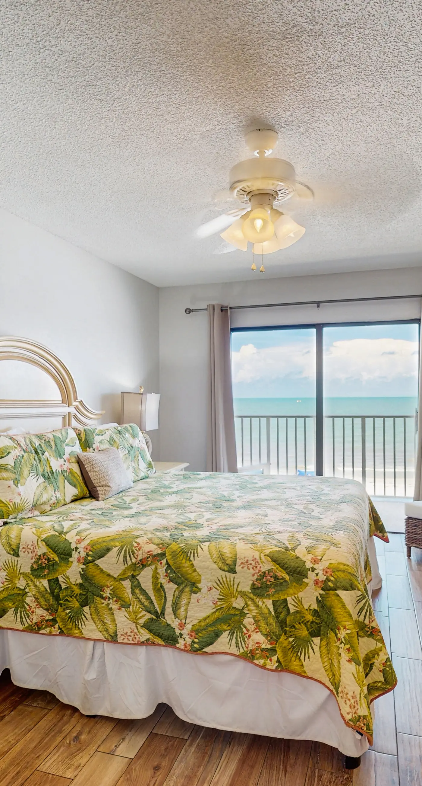 Spacious beachfront condo with lovely Gulf views balcony heated pool and AC