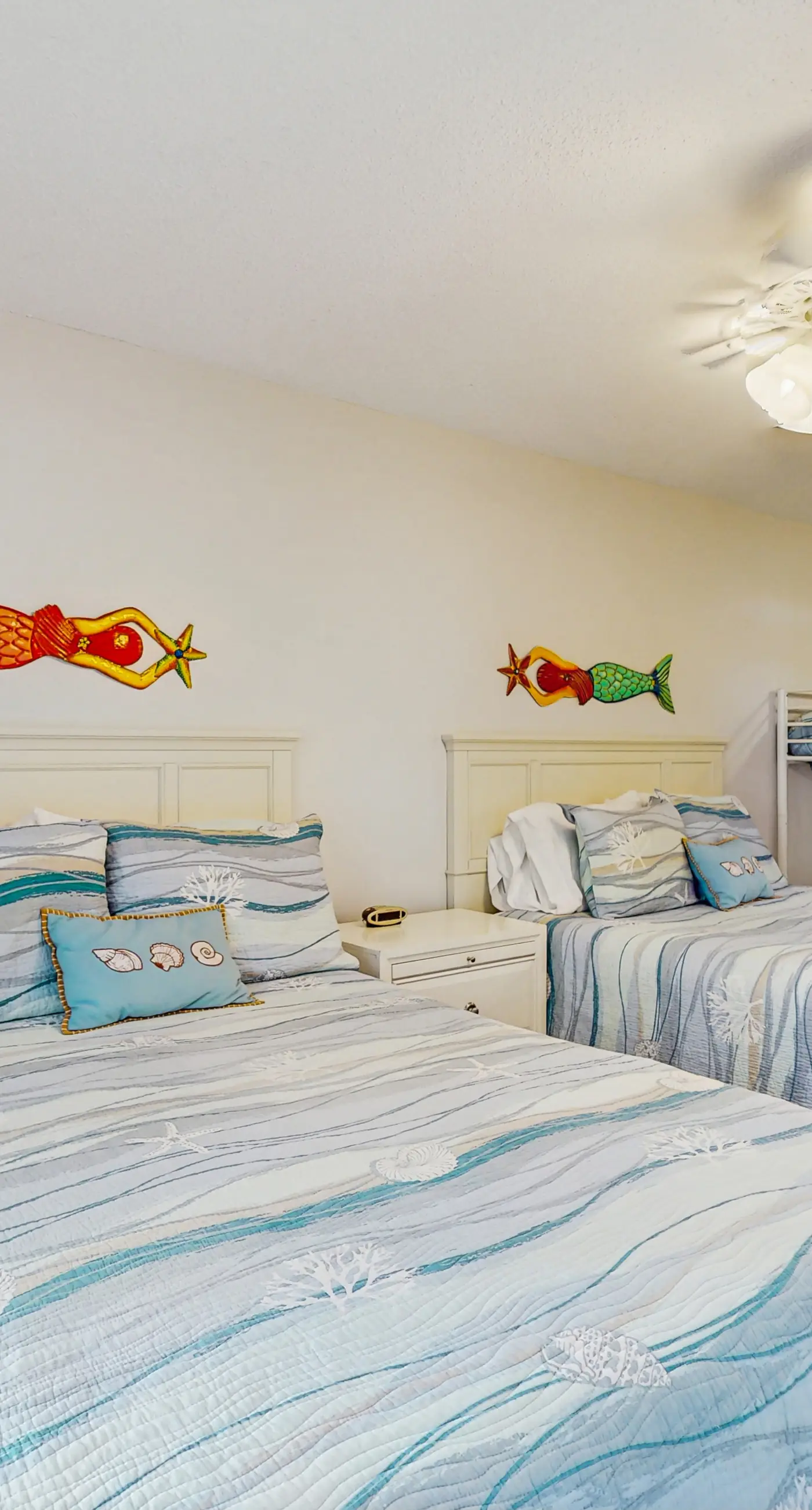 Spacious beachfront condo with lovely Gulf views balcony heated pool and AC