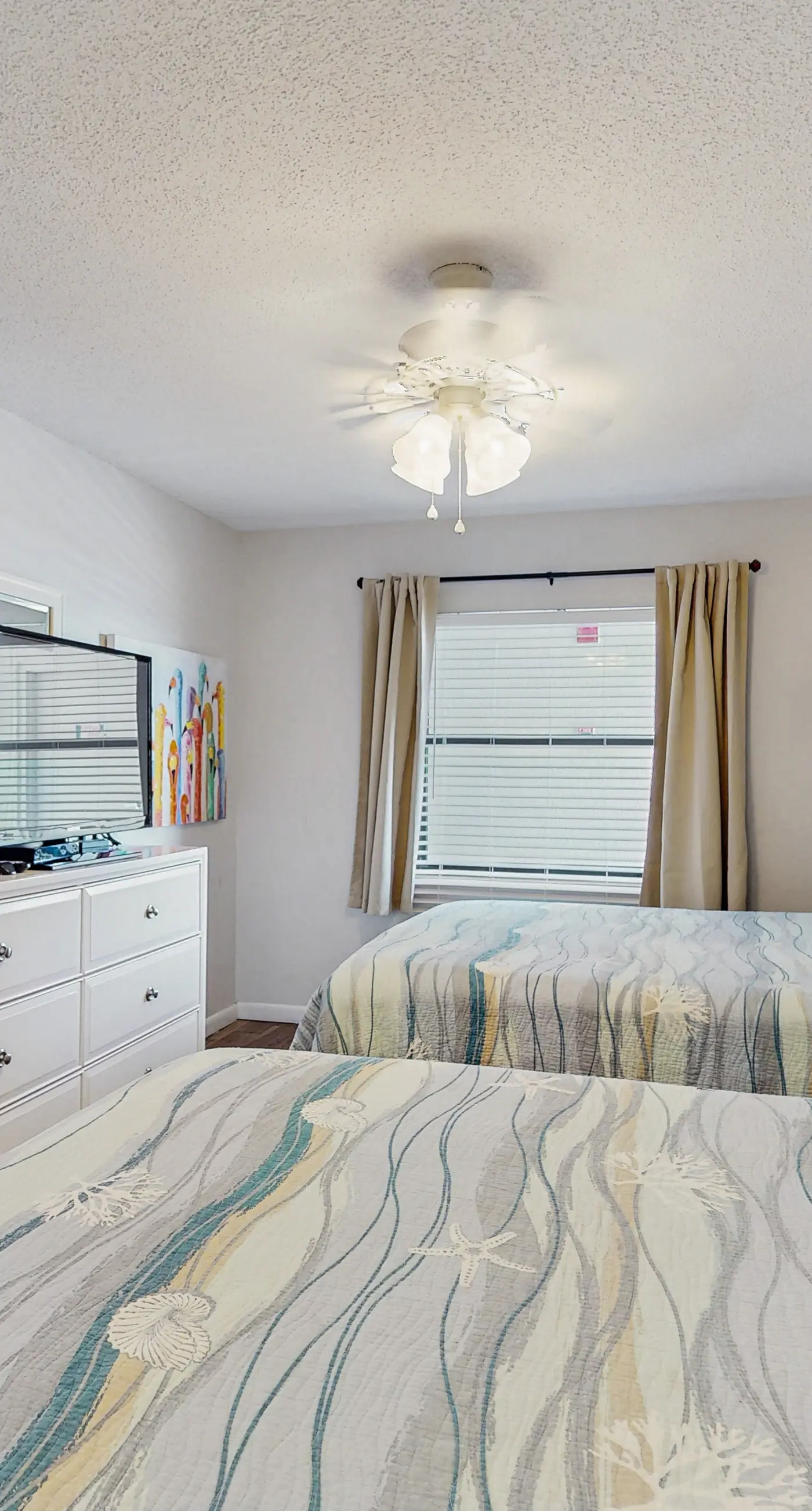 Spacious beachfront condo with lovely Gulf views balcony heated pool and AC