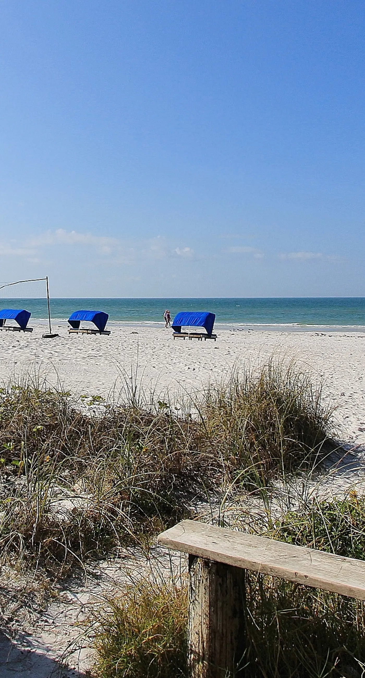 Spacious beachfront condo with lovely Gulf views balcony heated pool and AC