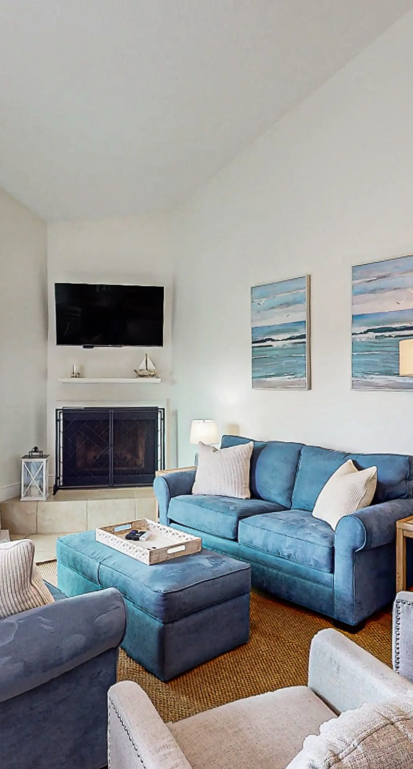 Spacious and family friendly with pool dock and just steps to the beaches