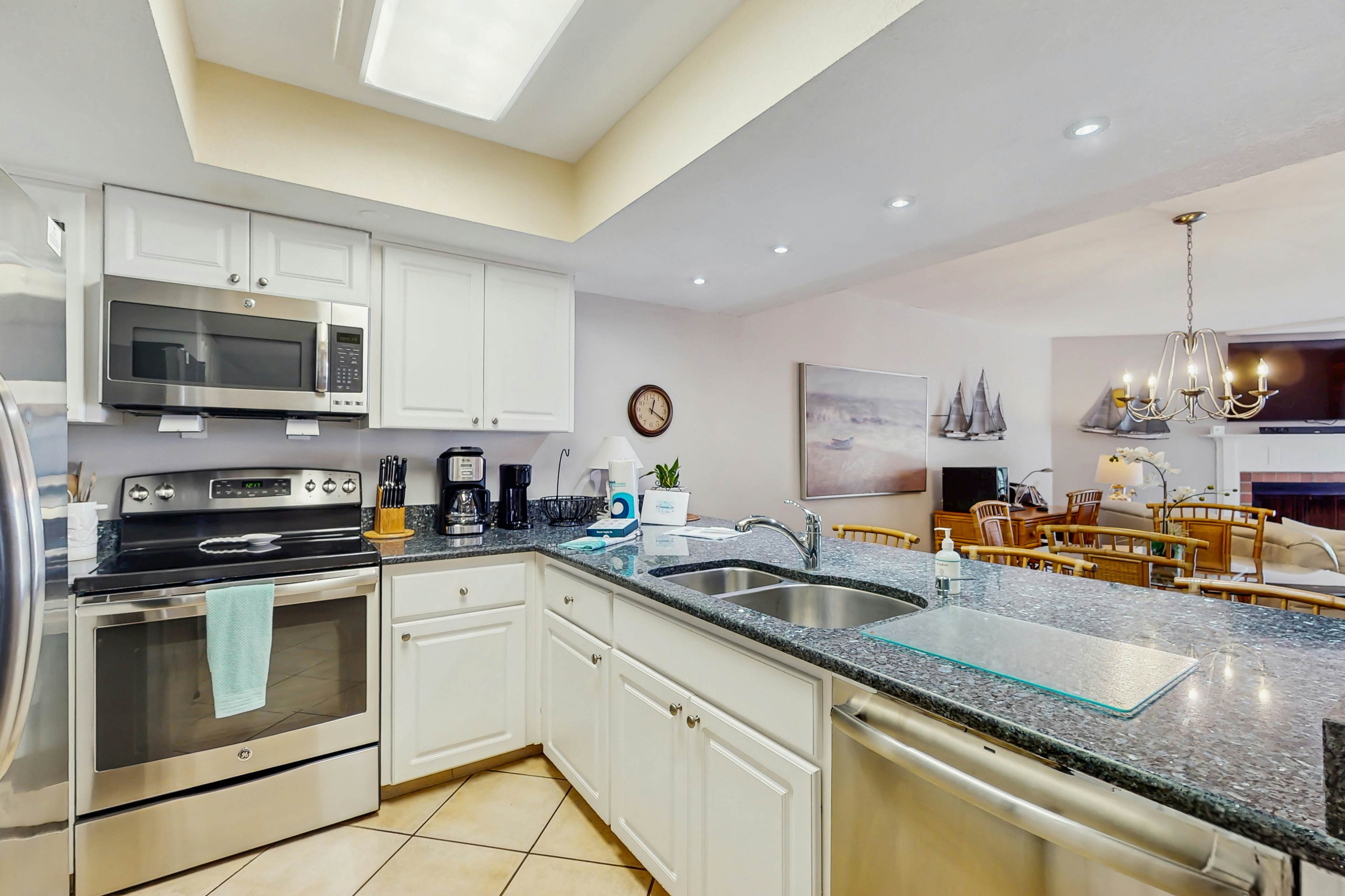 Seaside bliss with scenic Gulf-view balcony & beachfront heated pool & spa