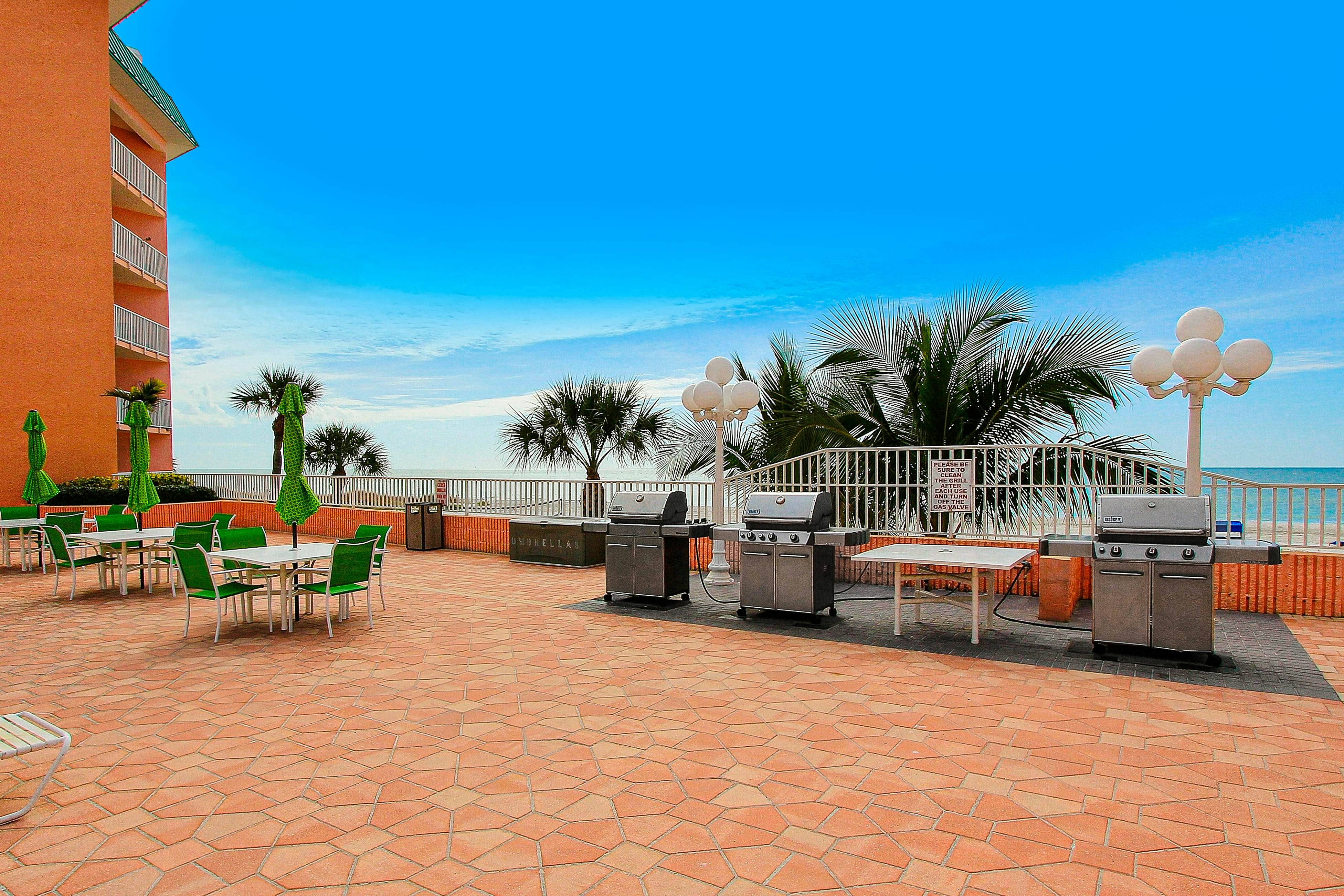 Seaside bliss with scenic Gulf-view balcony & beachfront heated pool & spa