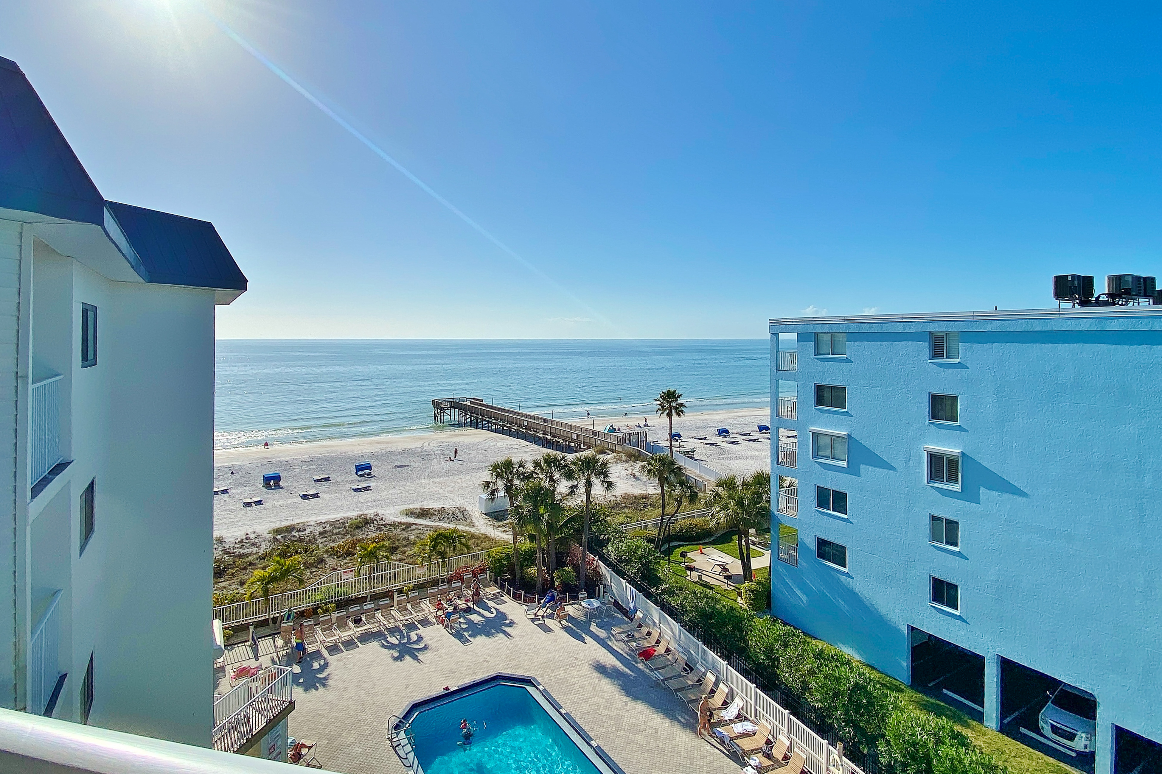 5th floor condo with pool and Gulf views private balcony heated outdoor pool