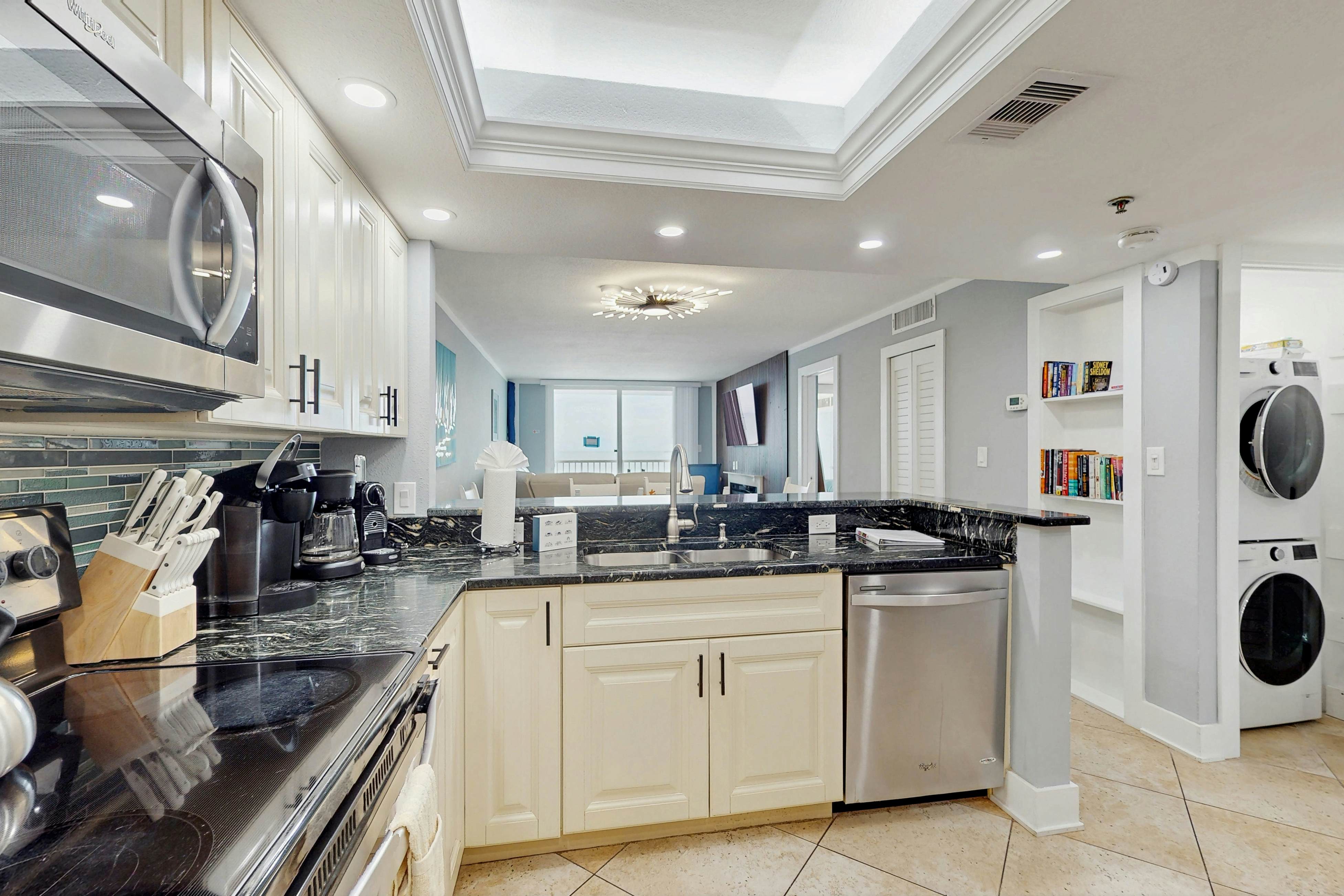 Beachside oasis in charming Indian Shores with shared pool & hot tub