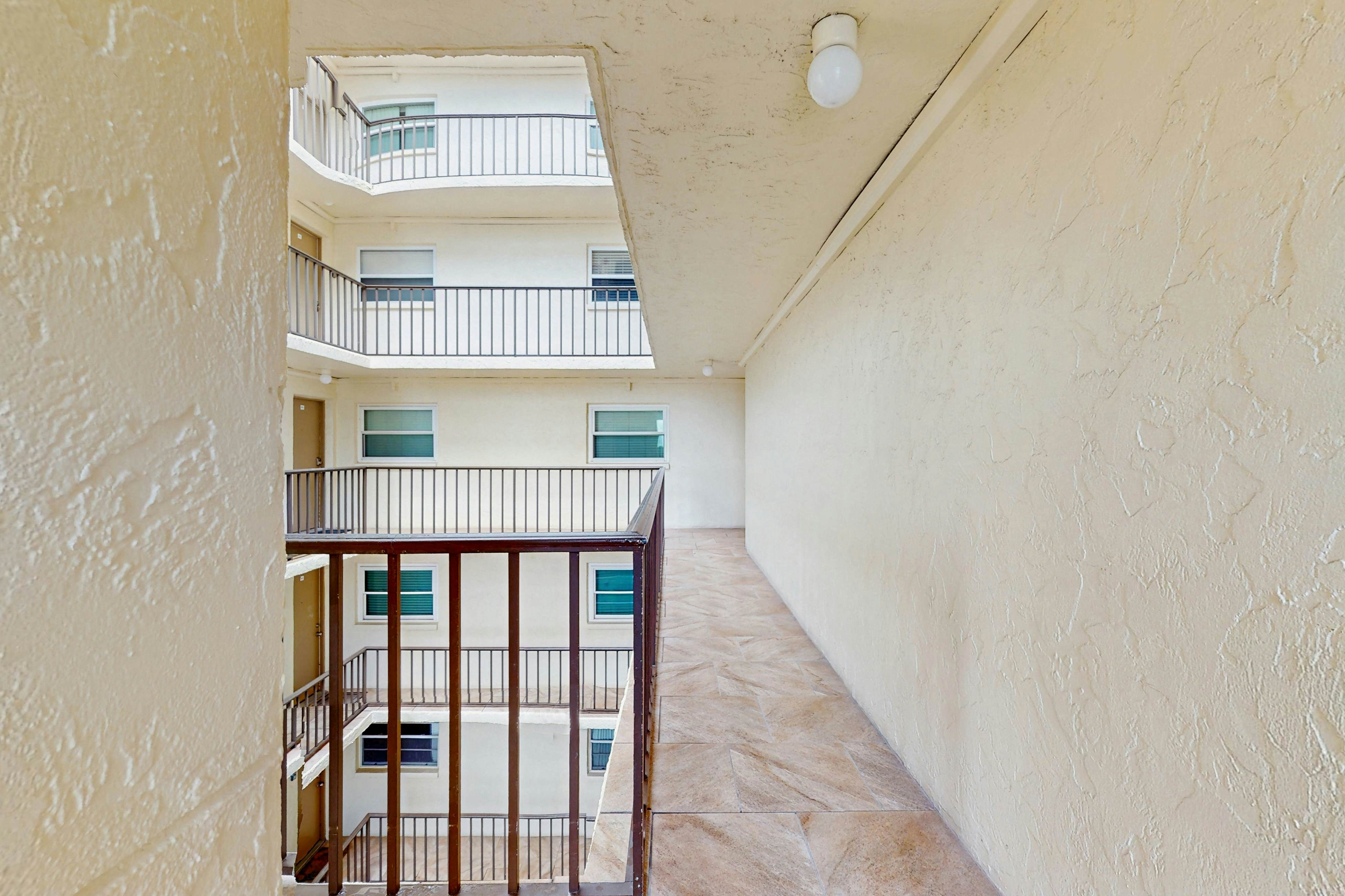 Water-view condo with heated Gulf-front- private balcony & central AC