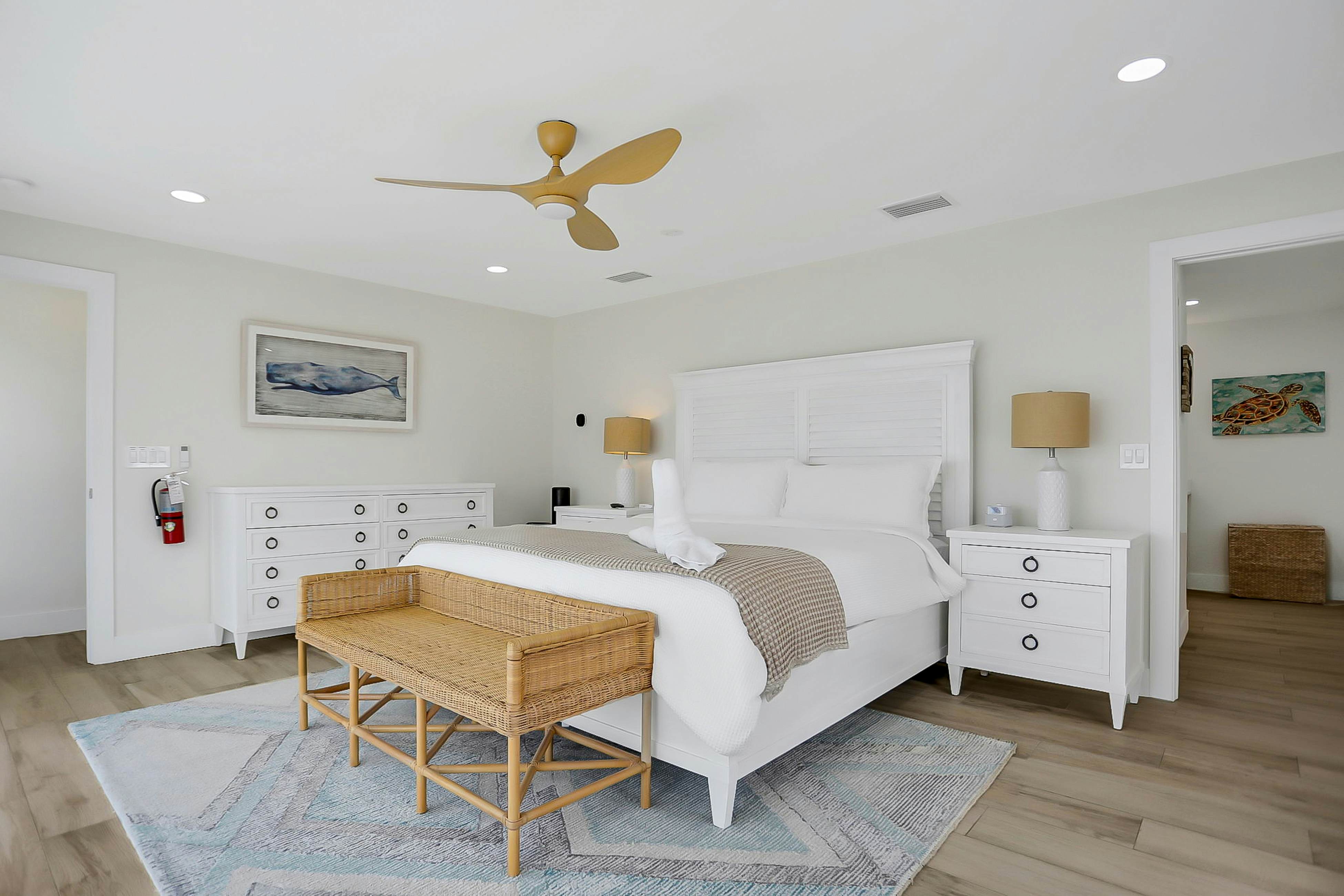 Stylish waterfront home with private pool, dock 