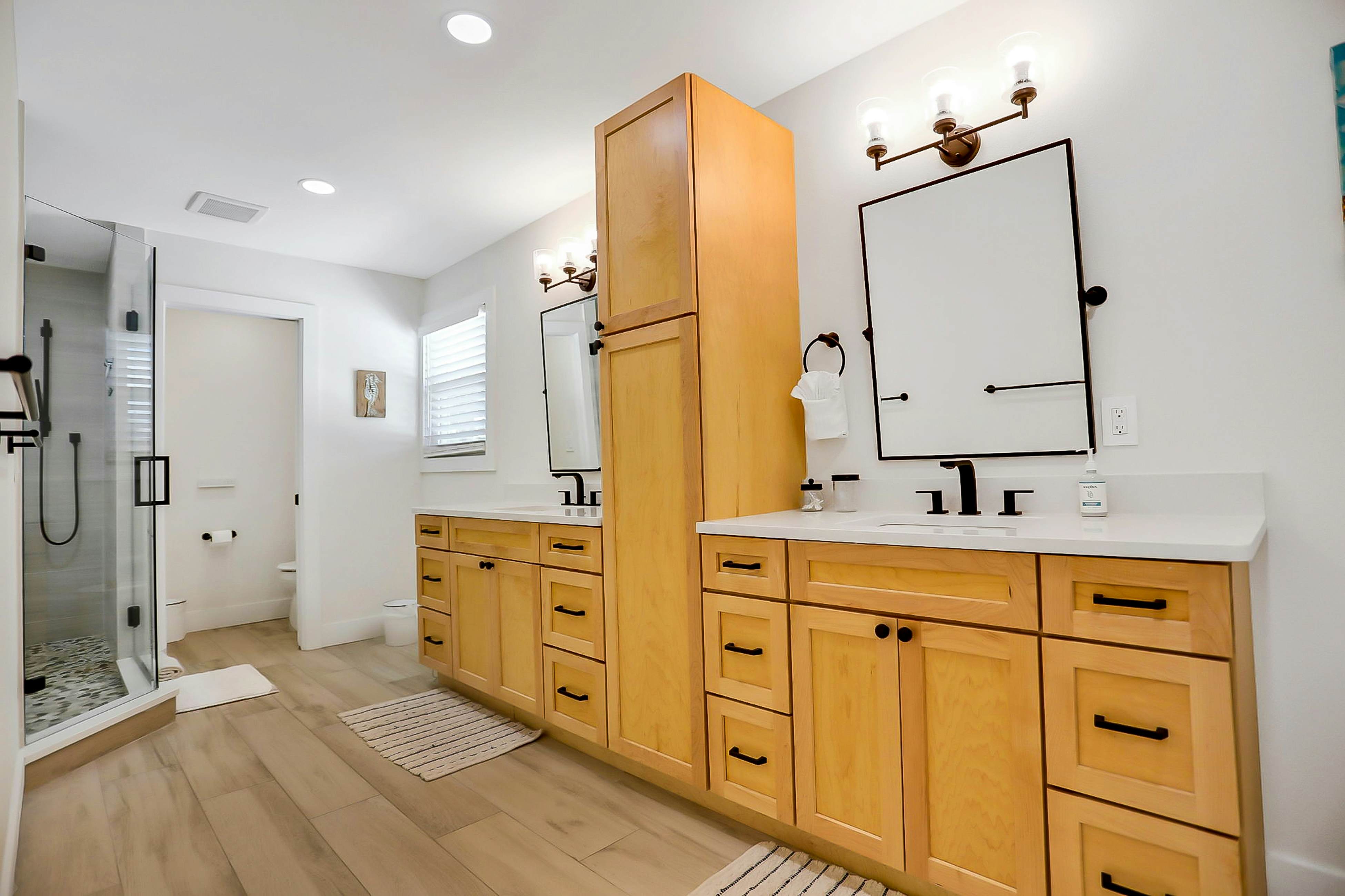 Stylish waterfront home with private pool, dock 