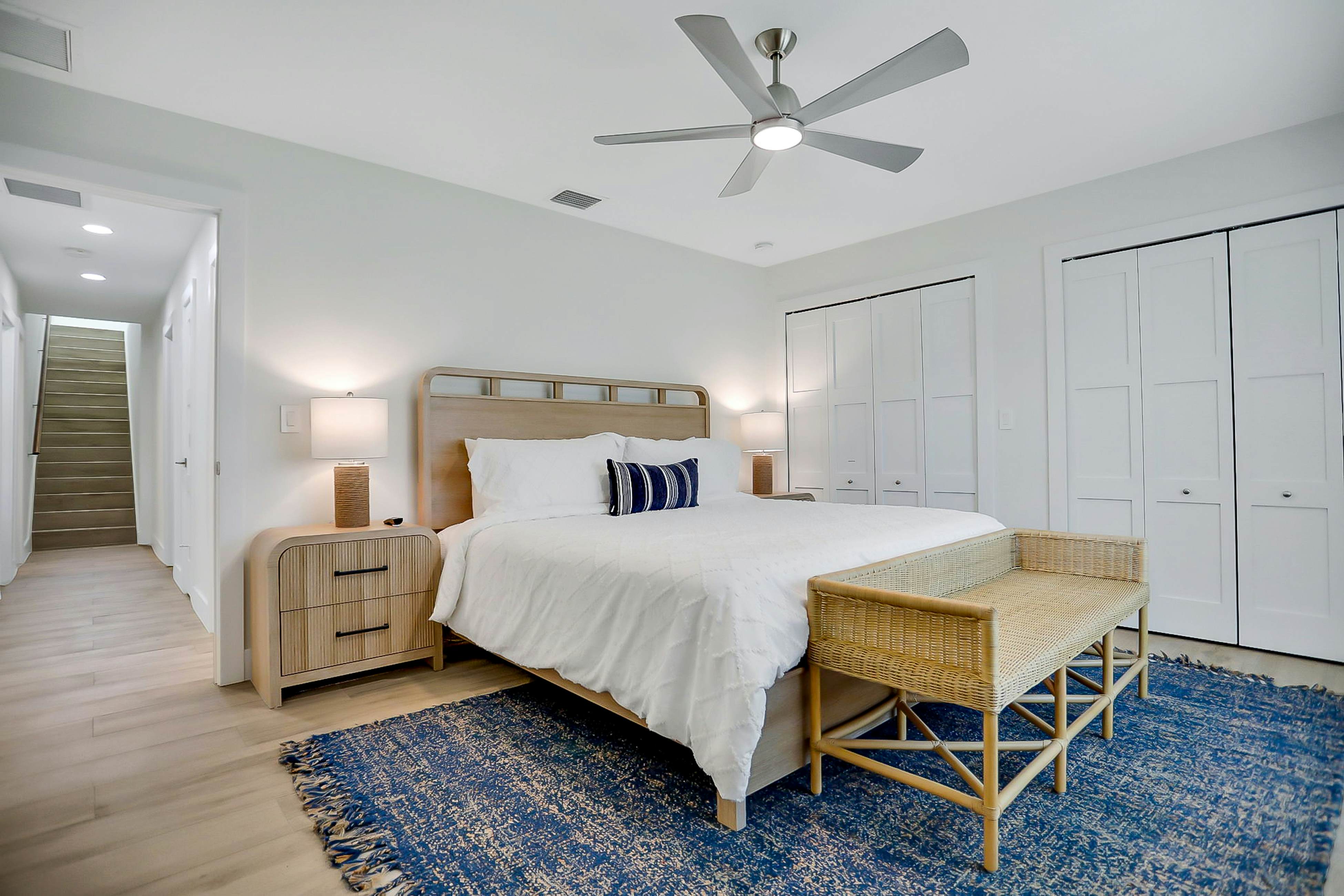 Stylish waterfront home with private pool, dock 